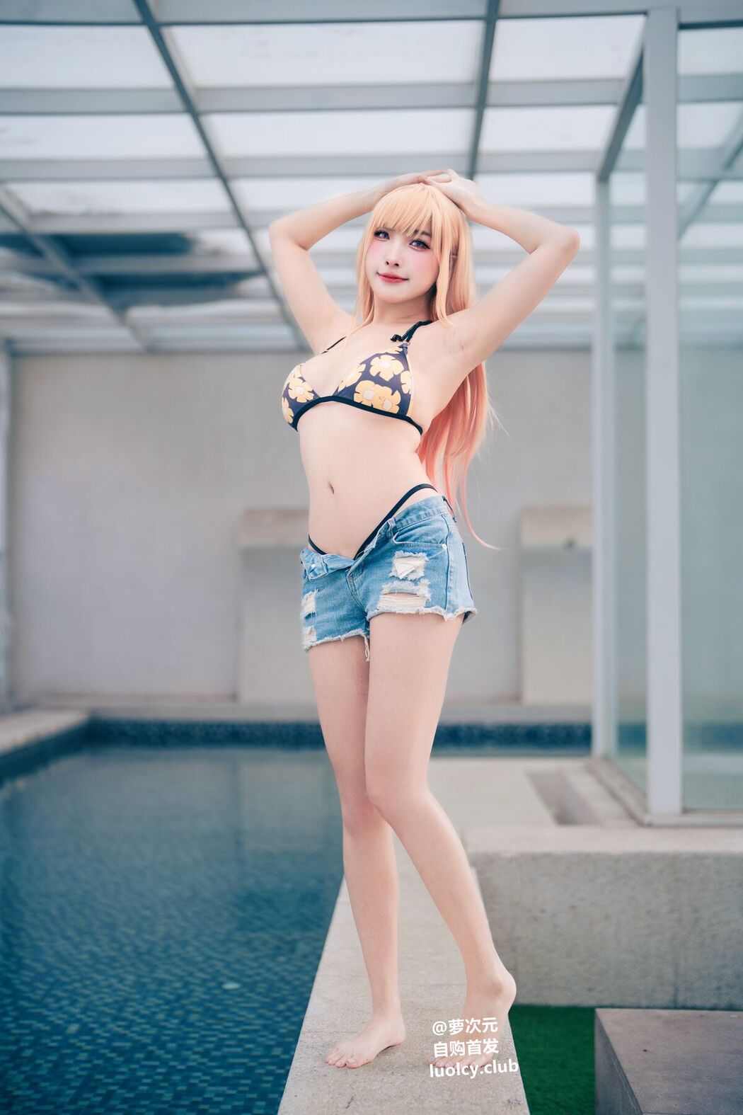 Coser@慕慕Momo &#8211; Marin 海夢 &#8211; Ver.泳裝 (62P &#8211; 3V)