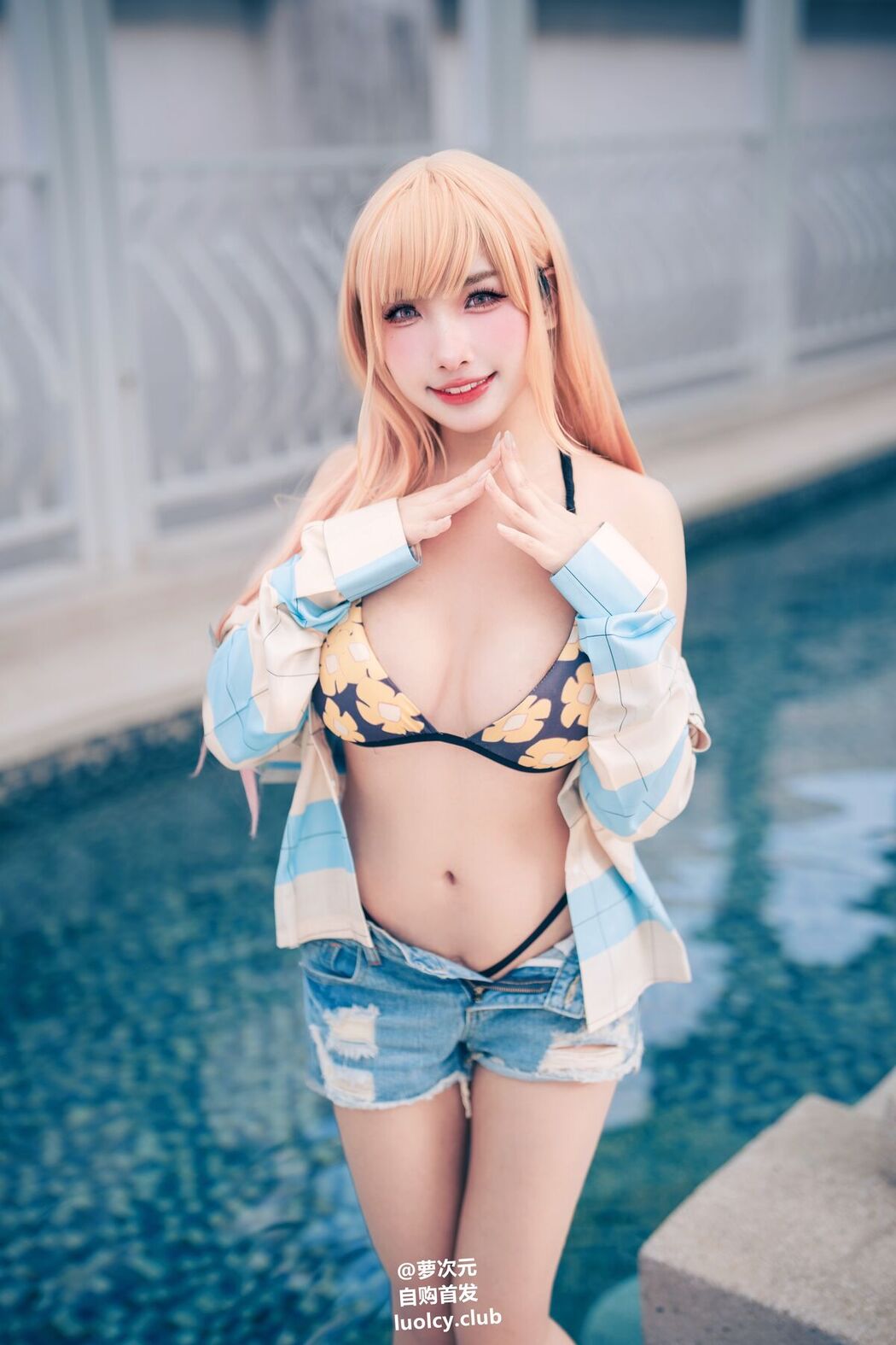 Coser@慕慕Momo &#8211; Marin 海夢 &#8211; Ver.泳裝 (62P &#8211; 3V)