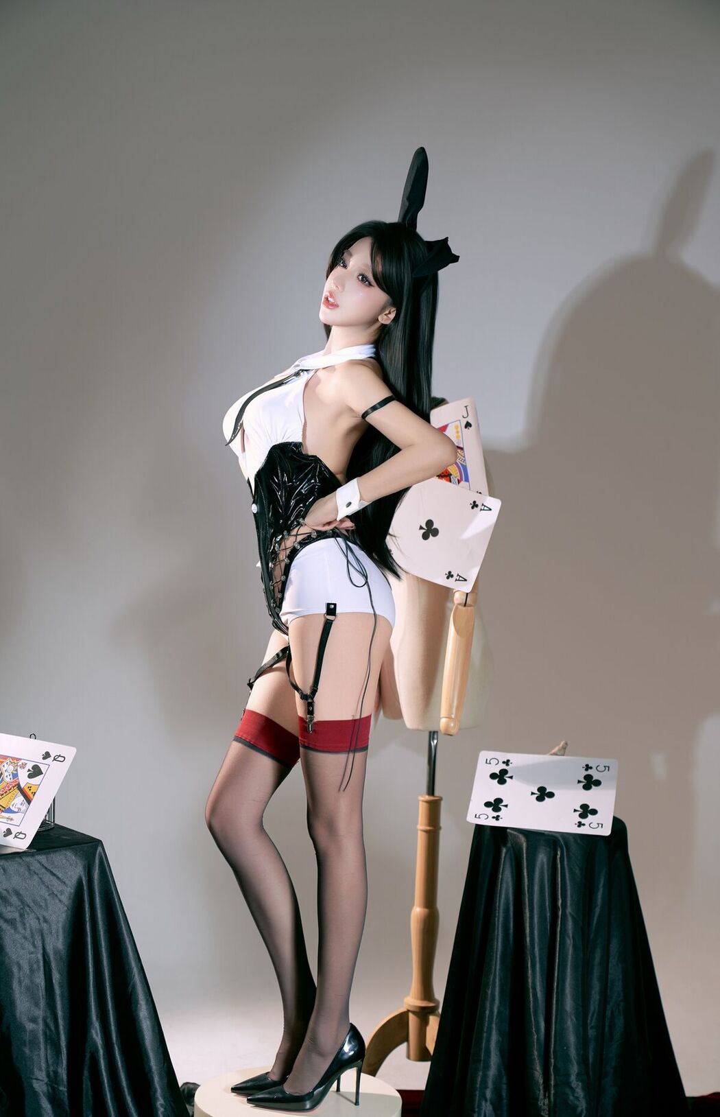 Coser@雪琪SAMA – 卡牌兔女郎 (50P)