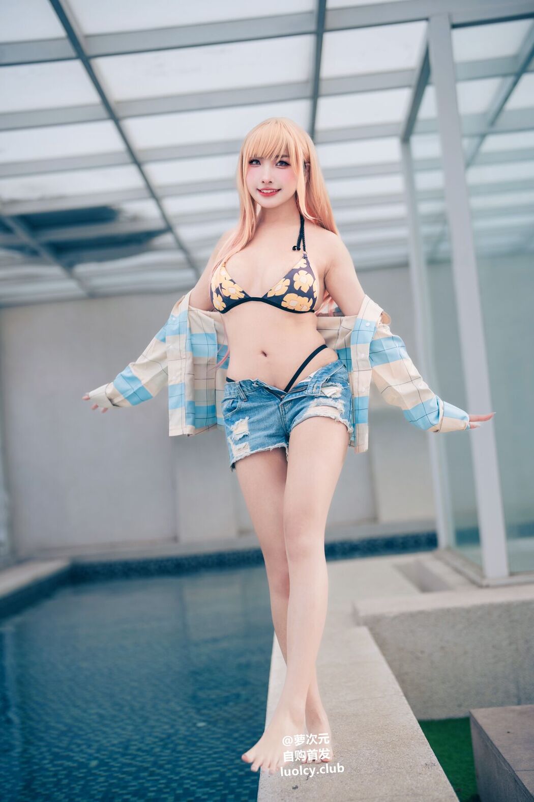 Coser@慕慕Momo &#8211; Marin 海夢 &#8211; Ver.泳裝 (62P &#8211; 3V)