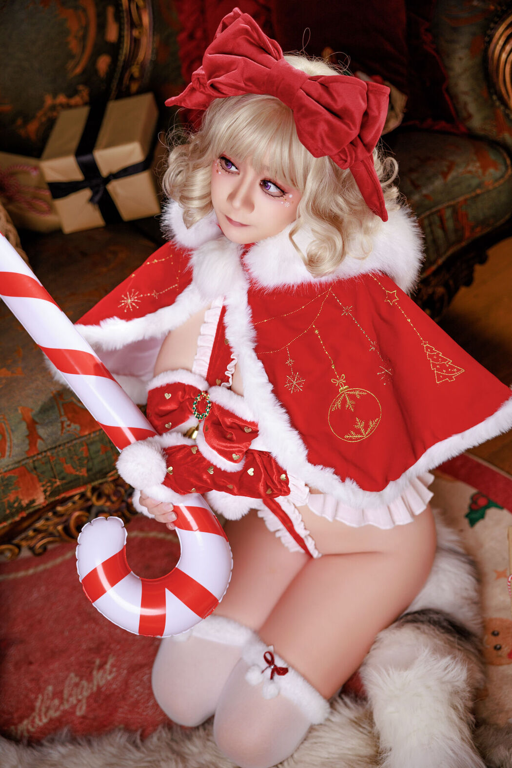 Coser@阿雪雪 &#8211; 圣诞雪精灵 Part02 (49P)