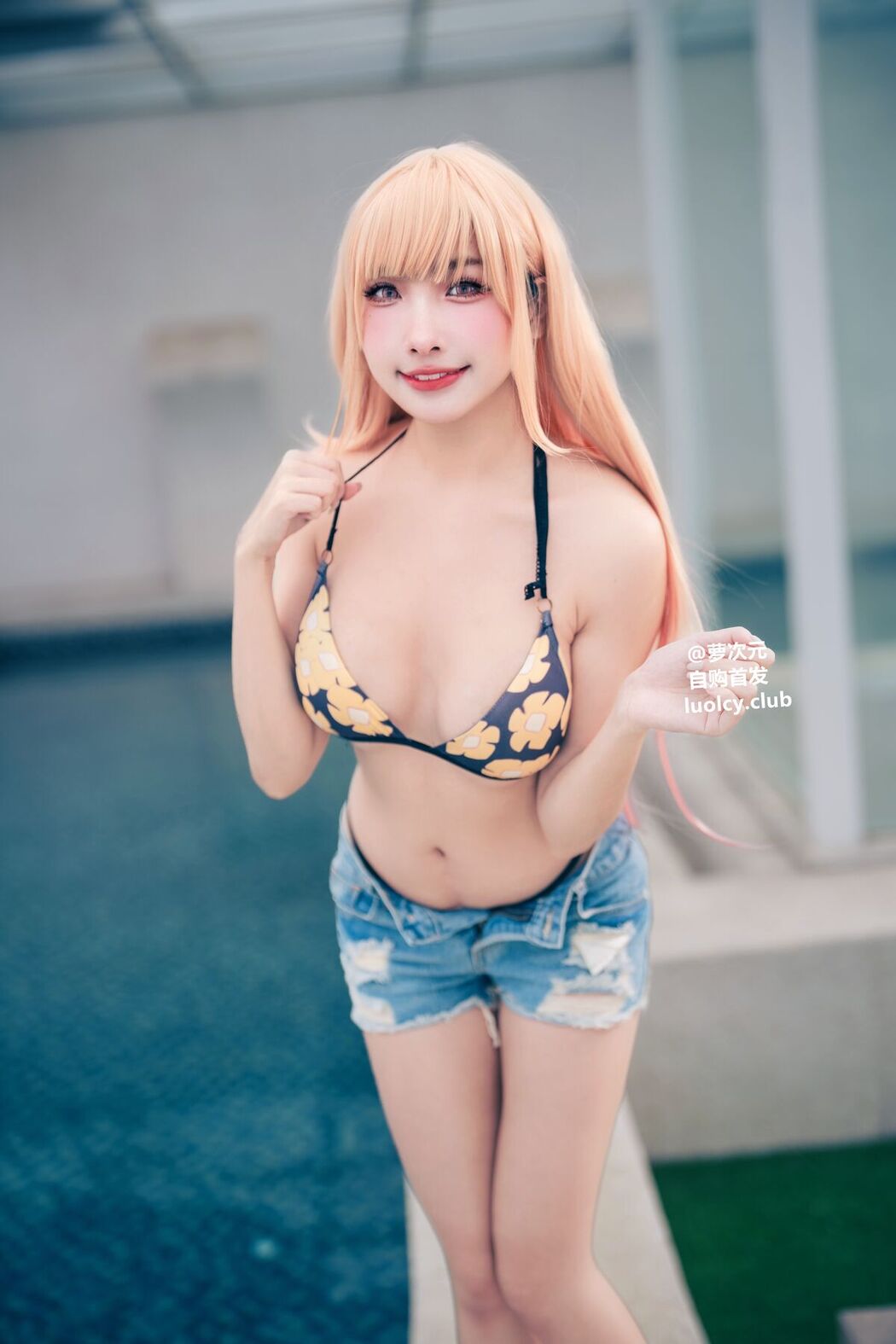 Coser@慕慕Momo &#8211; Marin 海夢 &#8211; Ver.泳裝 (62P &#8211; 3V)