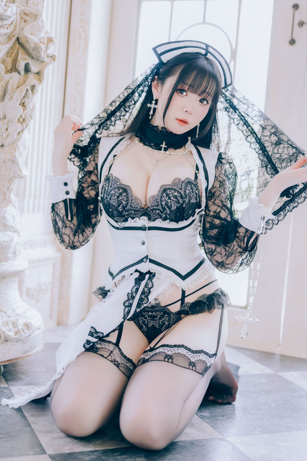 Coser@霜月shimo &#8211; Holy Church Confession Night (81P)