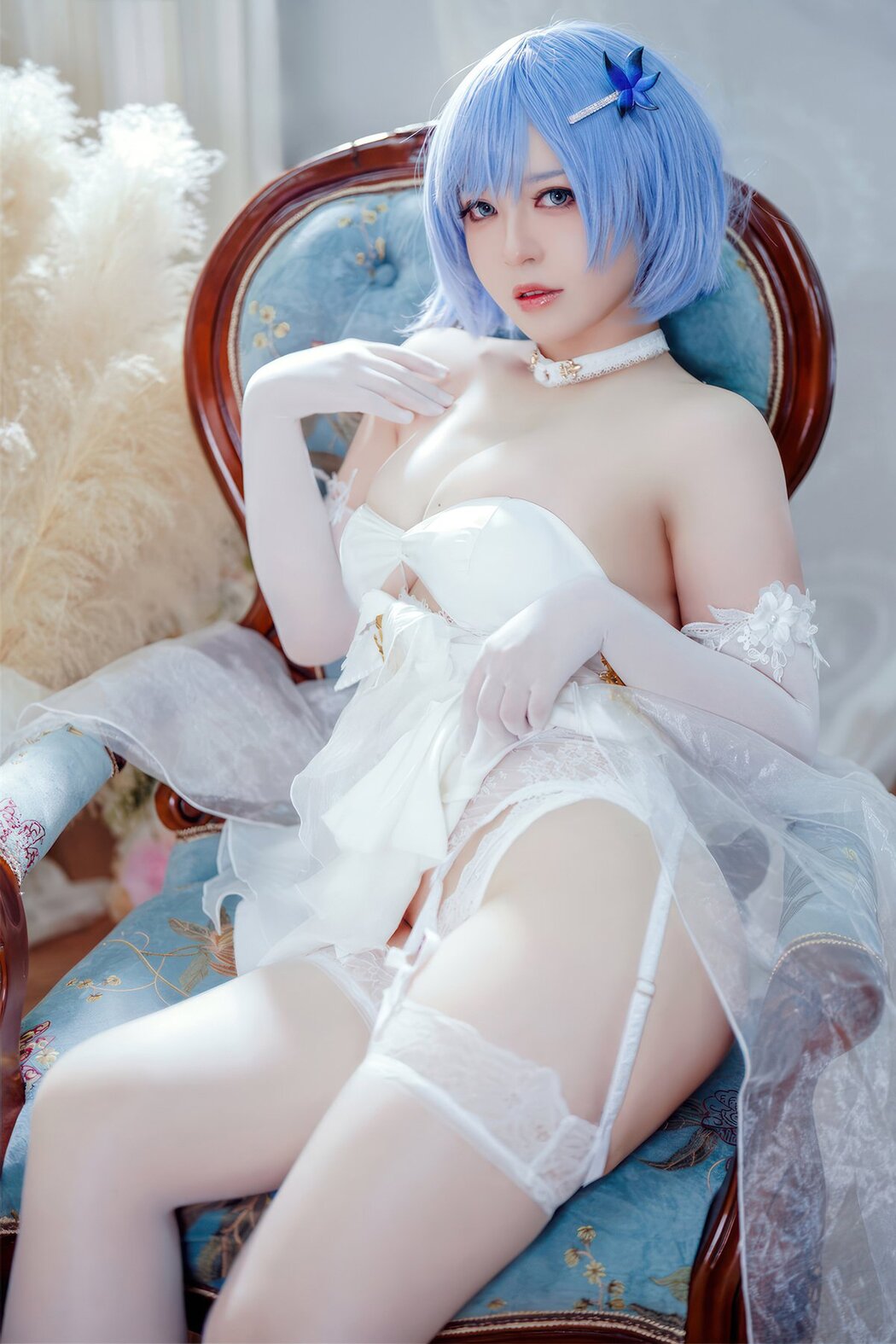 Coser@半半子 – 碧蓝航线 恰巴耶夫 白骑兵的旋律 礼服 (64P – 2V) Cover Photo