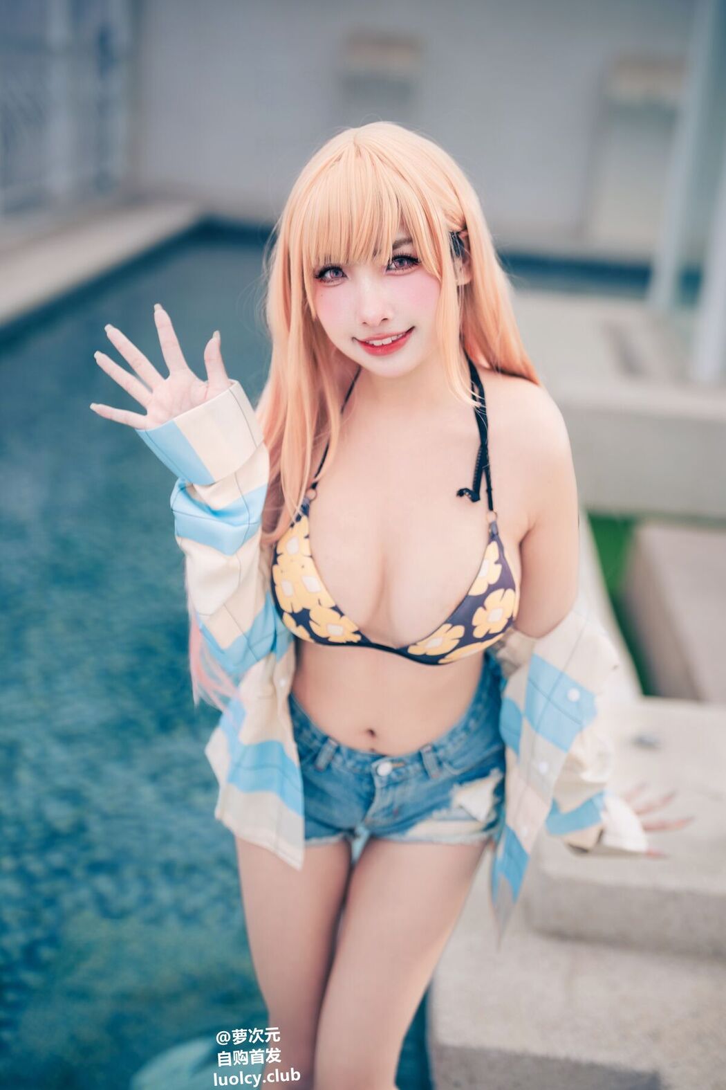 Coser@慕慕Momo &#8211; Marin 海夢 &#8211; Ver.泳裝 (62P &#8211; 3V)