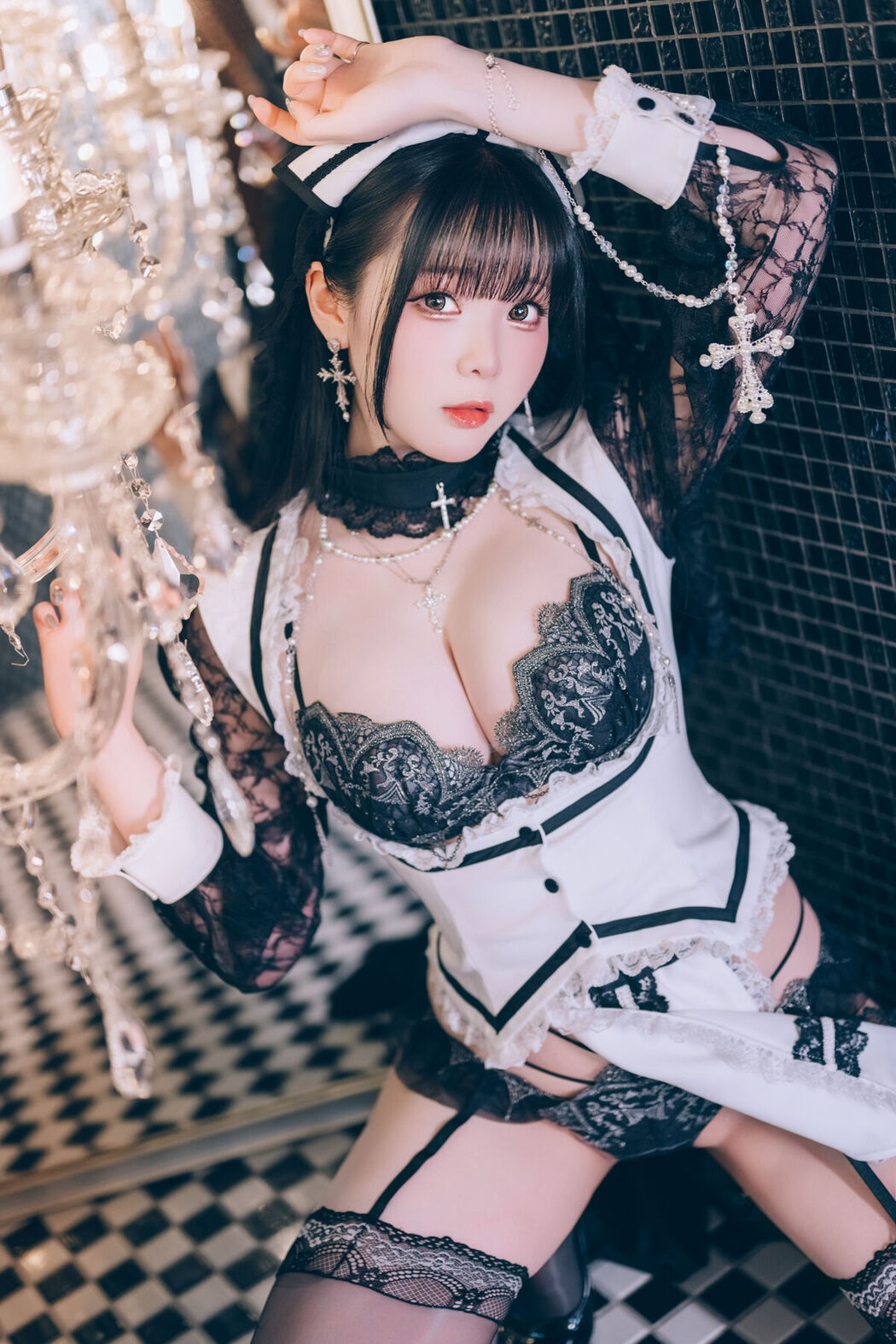 Coser@霜月shimo &#8211; Holy Church Confession Night (81P)