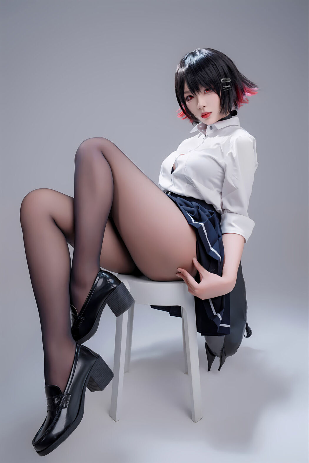 Coser@轩萧学姐 &#8211; 鲨鱼妹JK Part02 (51P)