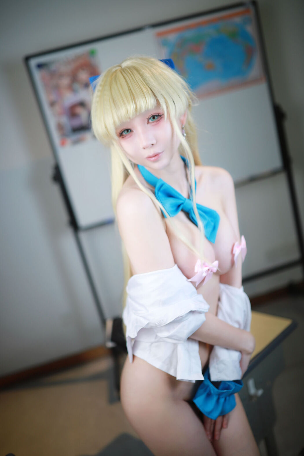 Coser@上杉绘梨落 – 蔚蓝档案 飞鸟马时 校服 (47P)