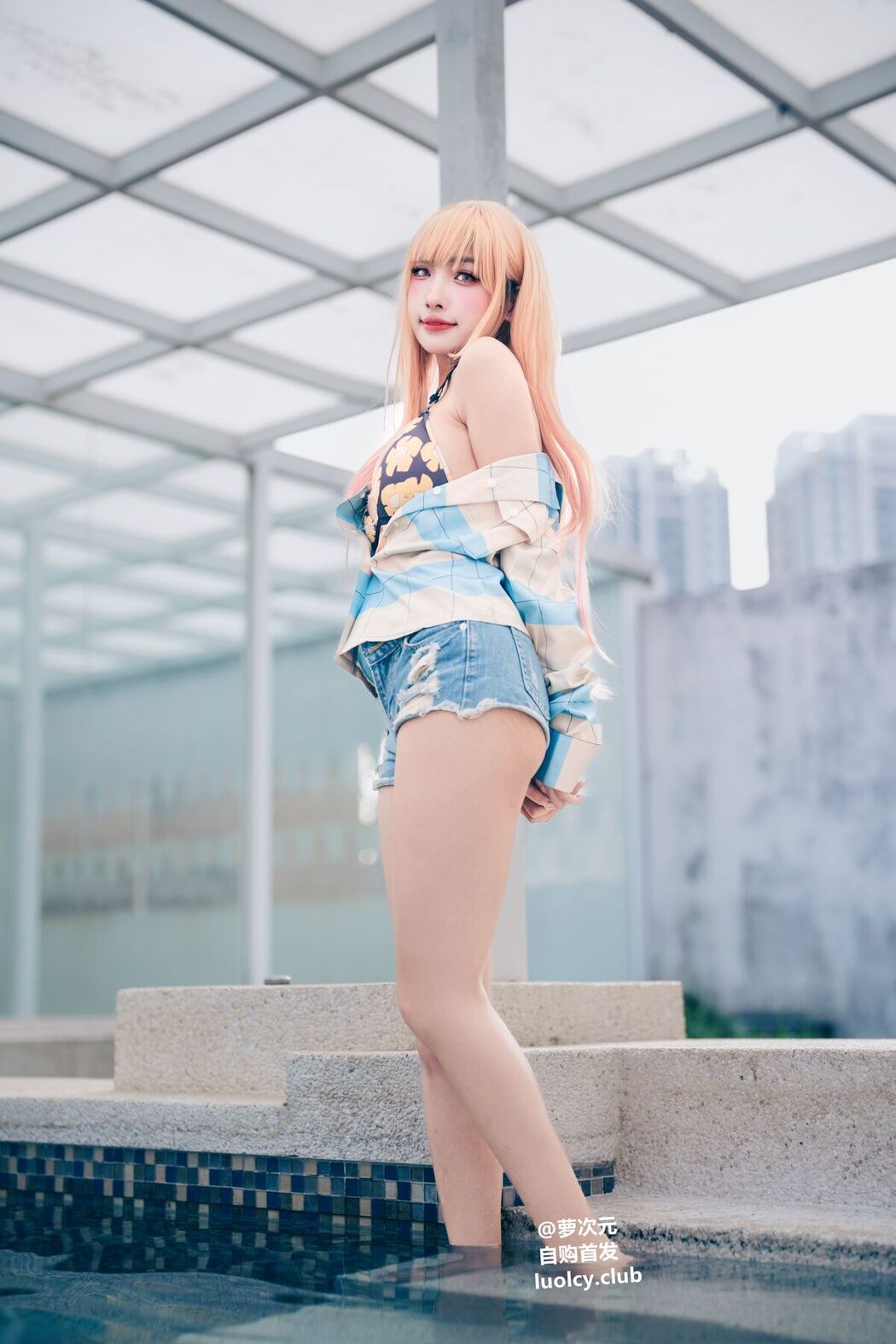 Coser@慕慕Momo &#8211; Marin 海夢 &#8211; Ver.泳裝 (62P &#8211; 3V)