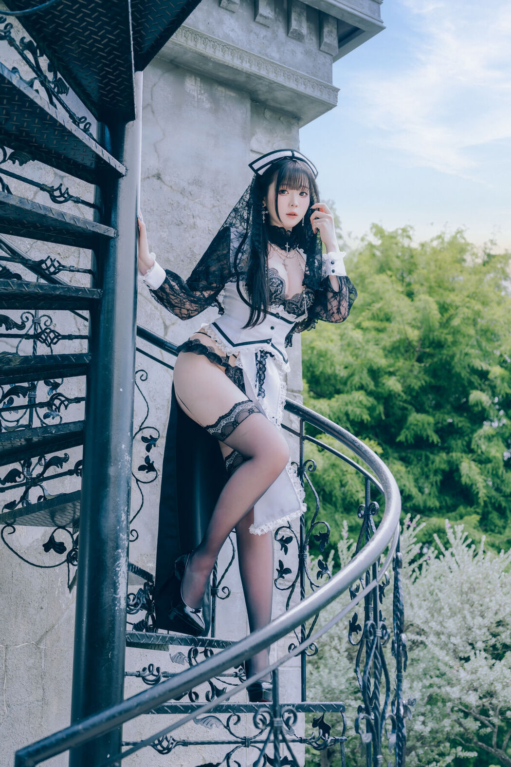 Coser@霜月shimo &#8211; Holy Church Confession Night (81P)