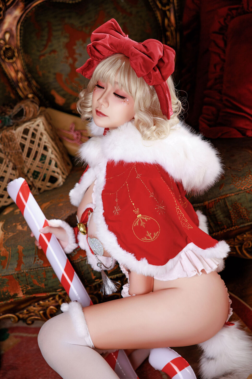Coser@阿雪雪 &#8211; 圣诞雪精灵 Part01 (50P &#8211; 1V)