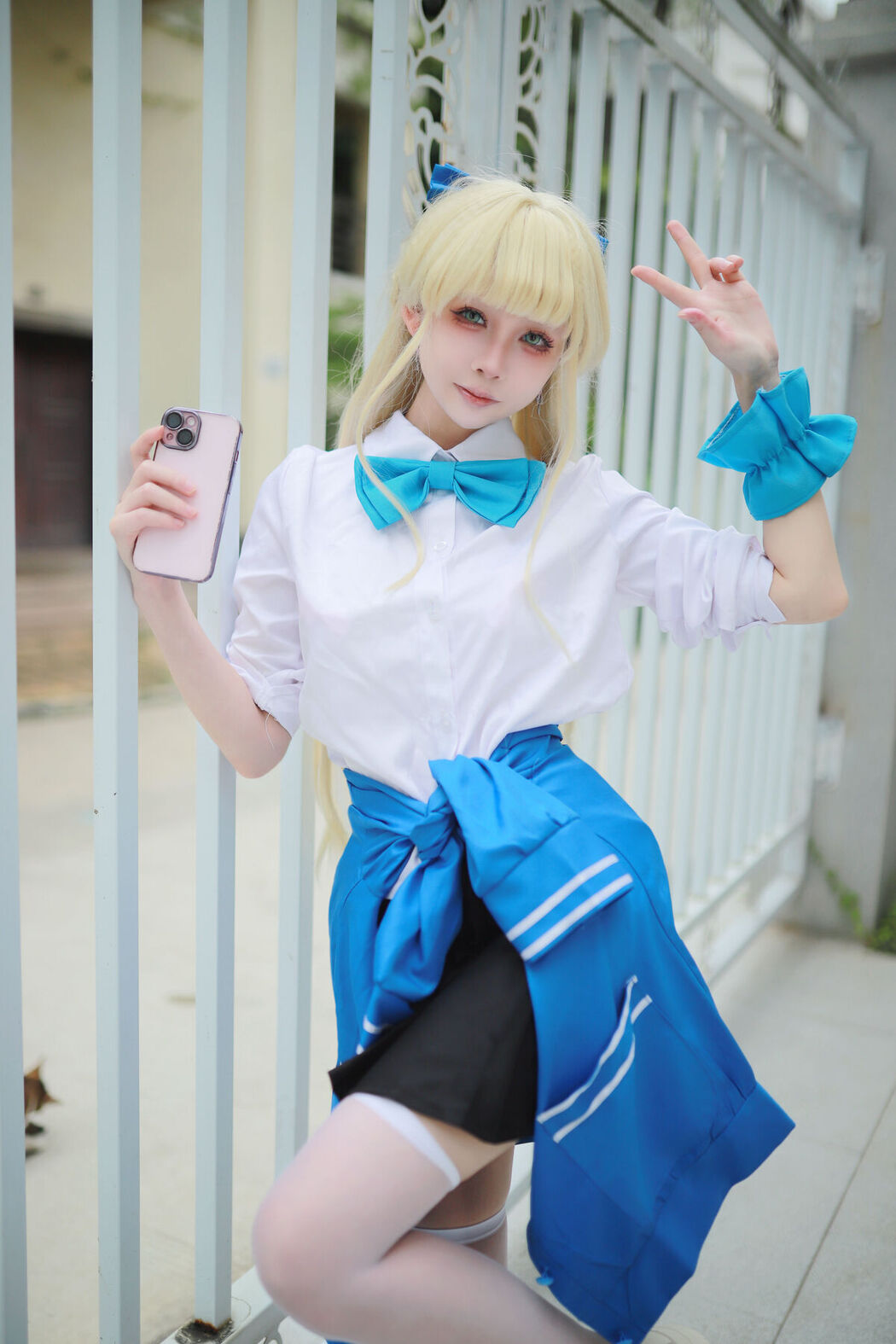 Coser@上杉绘梨落 – 蔚蓝档案 飞鸟马时 校服 (47P)
