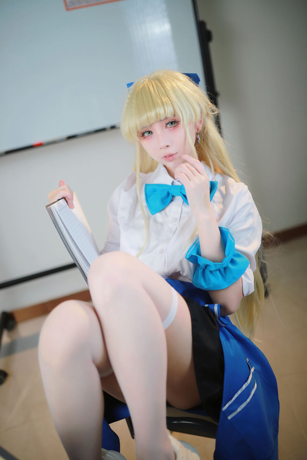 Coser@上杉绘梨落 – 蔚蓝档案 飞鸟马时 校服 (47P)