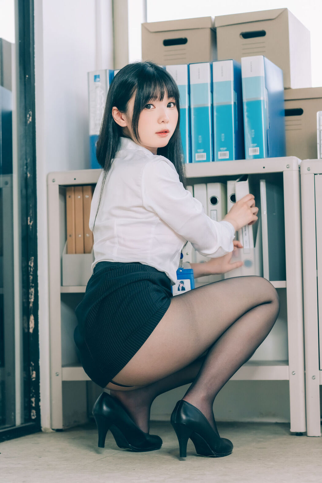 Coser@霜月shimo &#8211; 霜月的秘密辦公室 Shimo Secret Office Part01 (64P)
