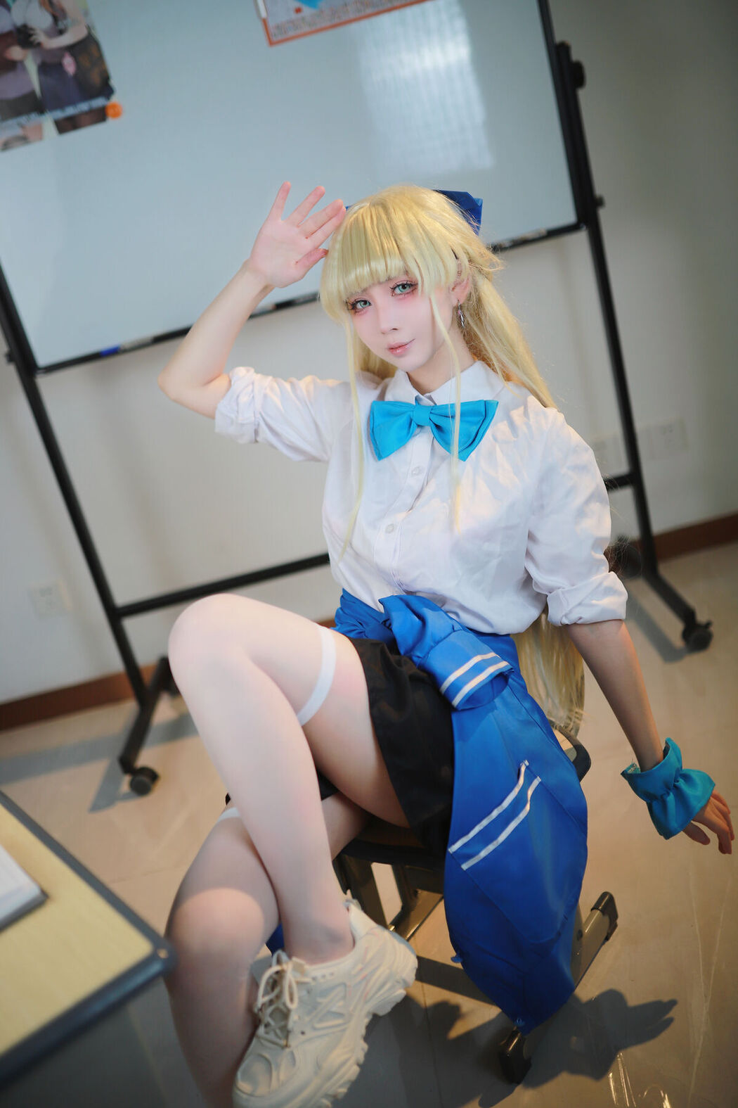 Coser@上杉绘梨落 – 蔚蓝档案 飞鸟马时 校服 (47P)