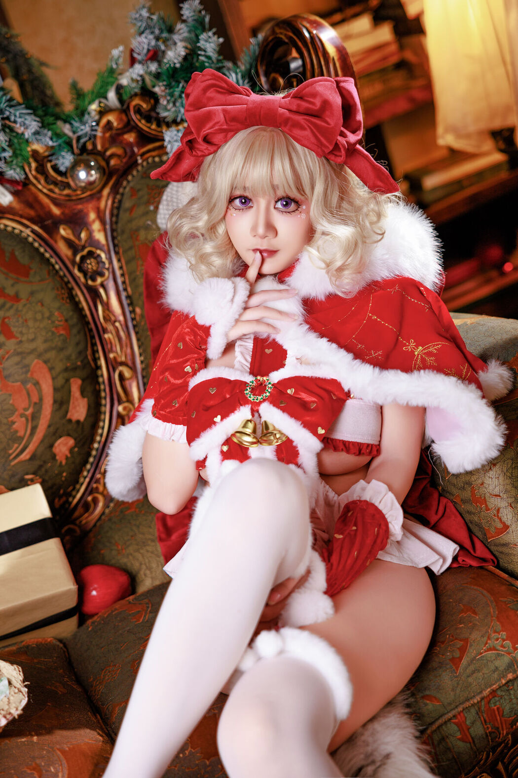 Coser@阿雪雪 &#8211; 圣诞雪精灵 Part02 (49P)