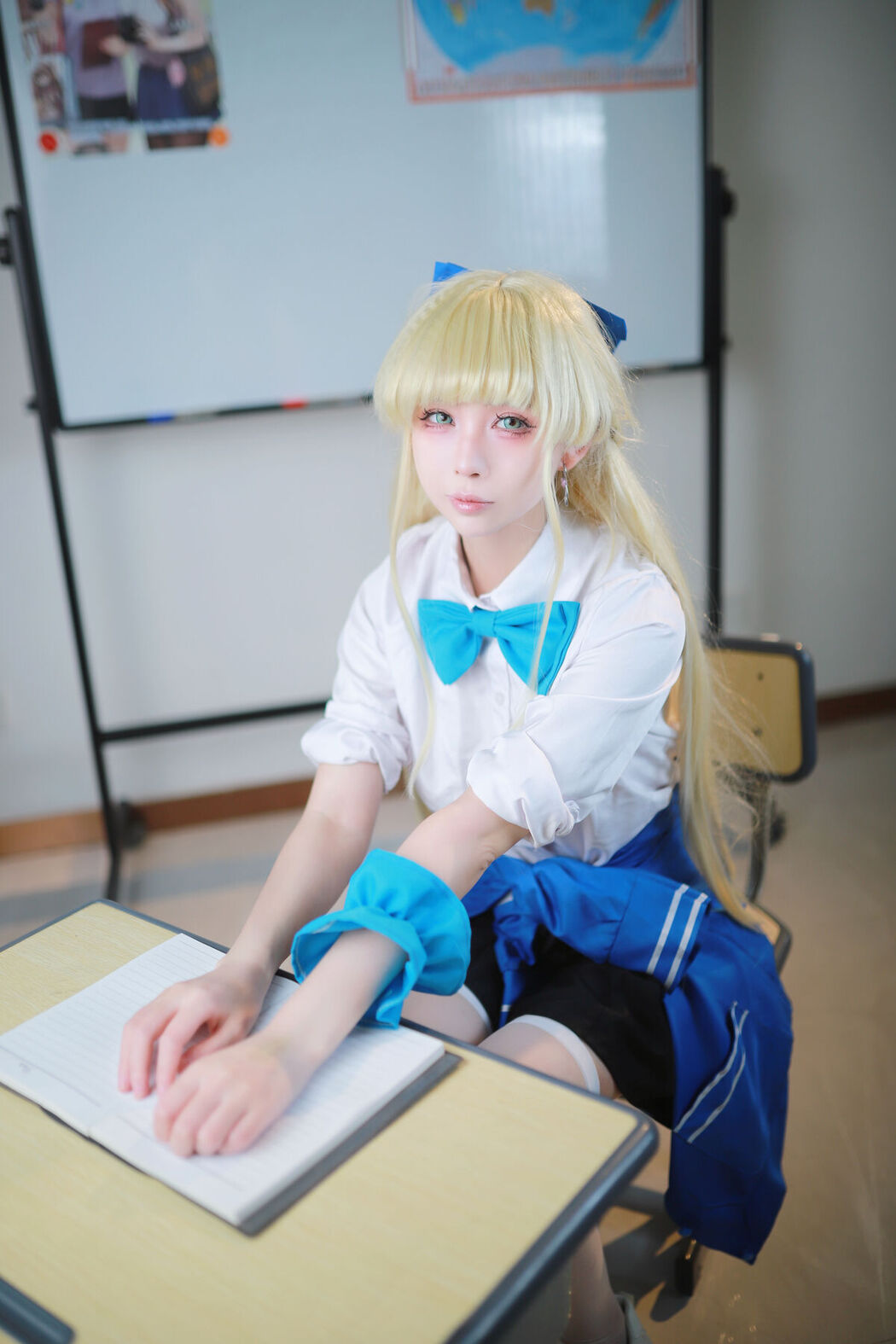 Coser@上杉绘梨落 – 蔚蓝档案 飞鸟马时 校服 (47P)