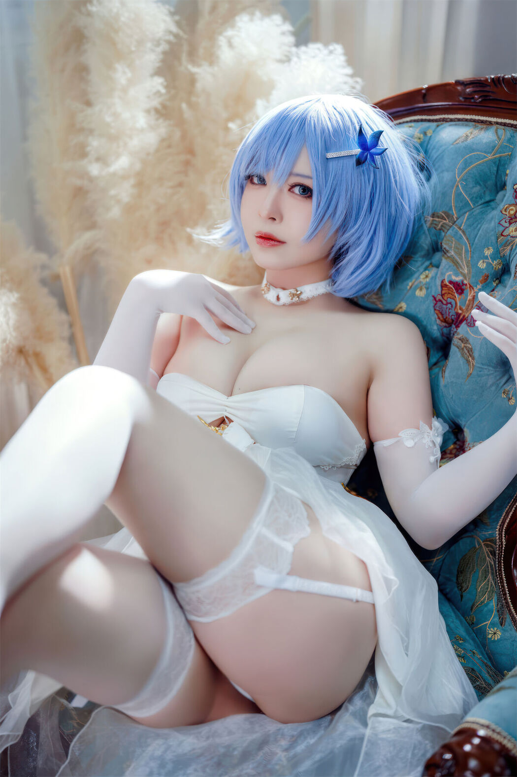 Coser@半半子 &#8211; 碧蓝航线 恰巴耶夫 白骑兵的旋律 礼服 (64P &#8211; 2V)