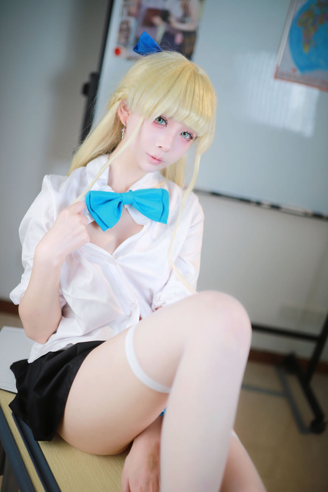 Coser@上杉绘梨落 – 蔚蓝档案 飞鸟马时 校服 (47P)