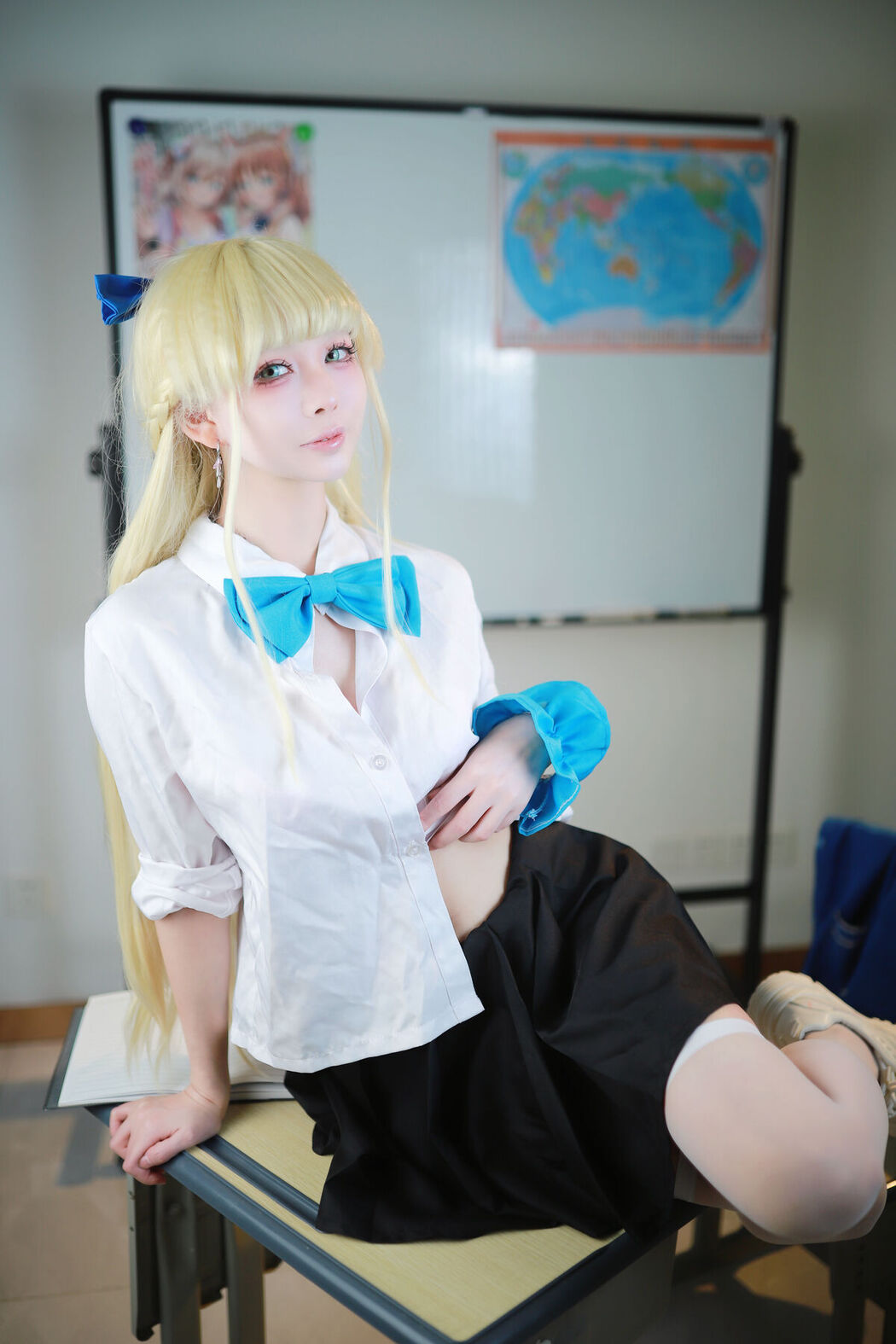 Coser@上杉绘梨落 – 蔚蓝档案 飞鸟马时 校服 (47P)