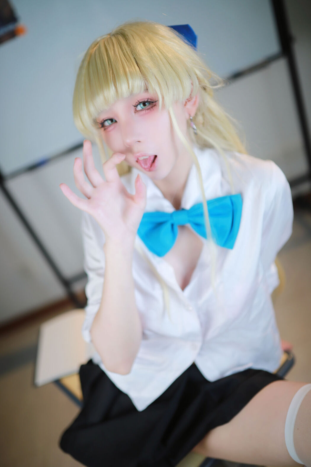 Coser@上杉绘梨落 – 蔚蓝档案 飞鸟马时 校服 (47P)