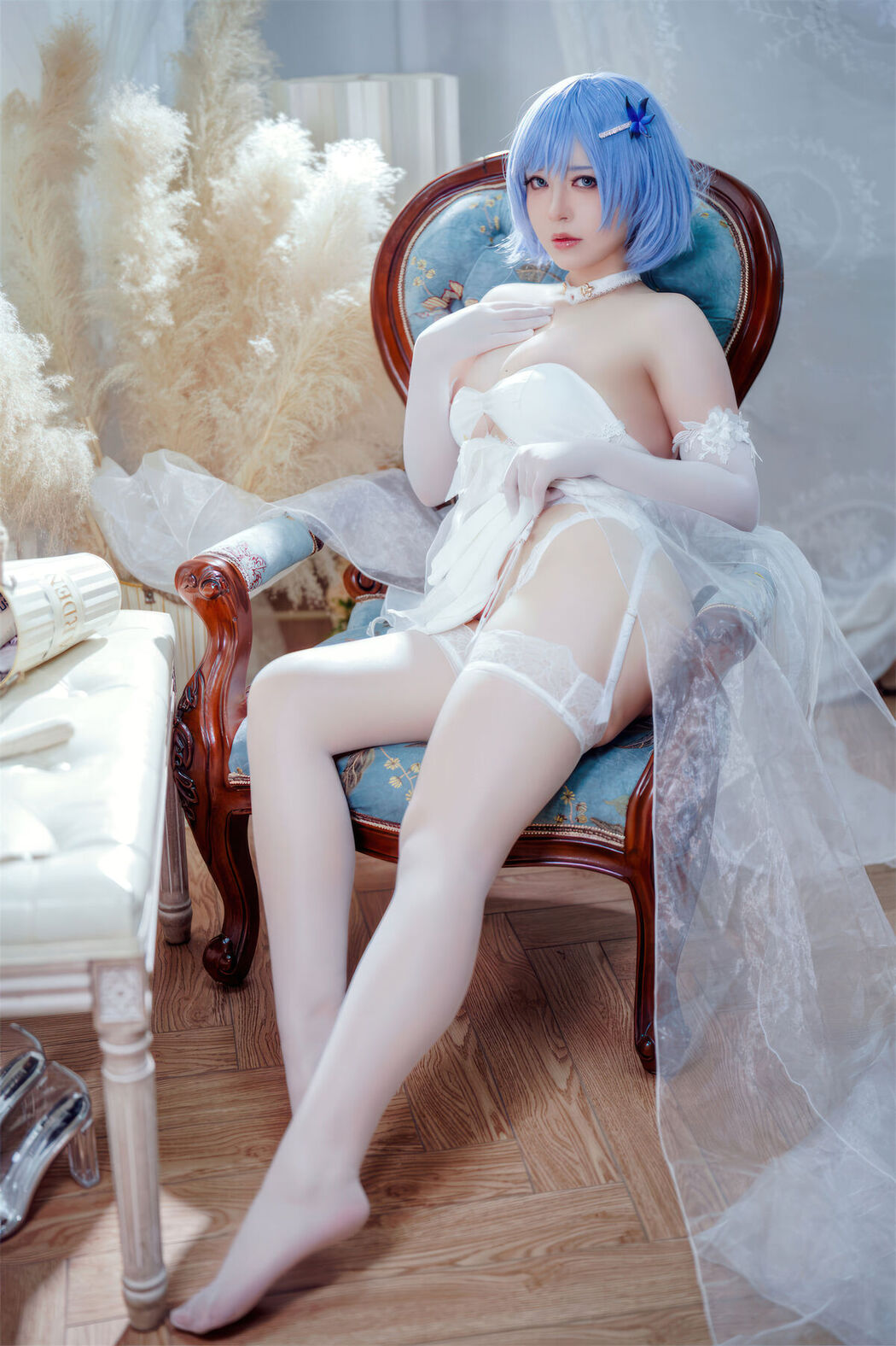 Coser@半半子 &#8211; 碧蓝航线 恰巴耶夫 白骑兵的旋律 礼服 (64P &#8211; 2V)