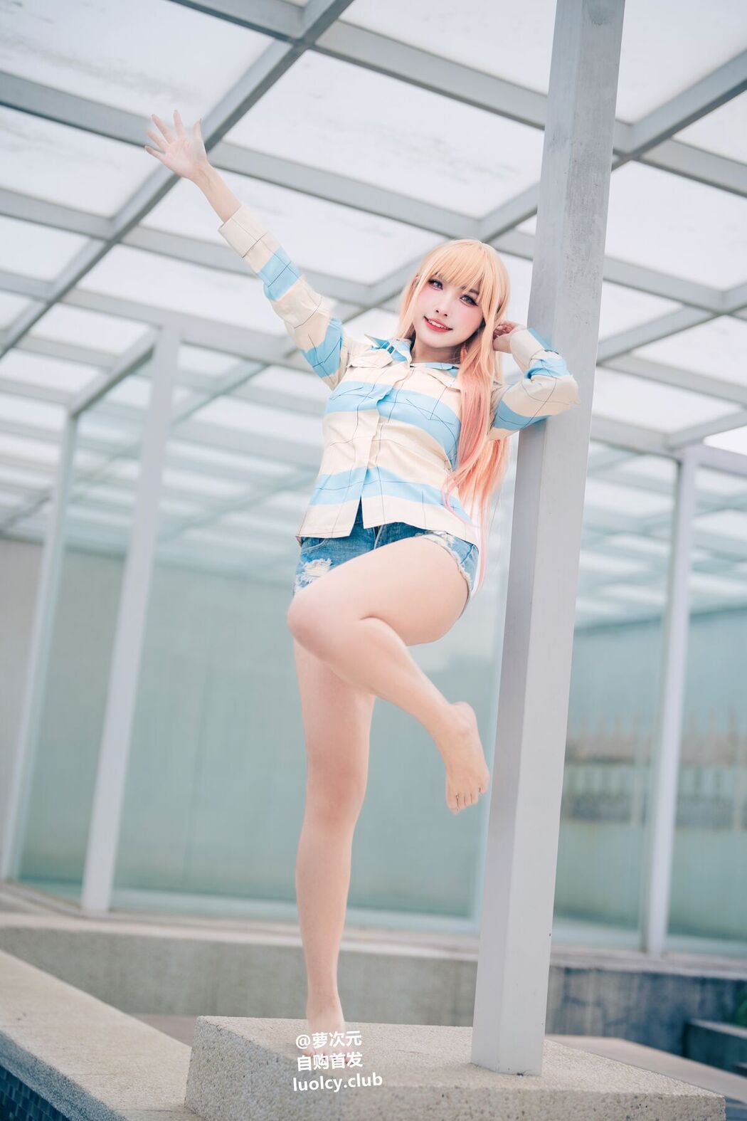 Coser@慕慕Momo &#8211; Marin 海夢 &#8211; Ver.泳裝 (62P &#8211; 3V)
