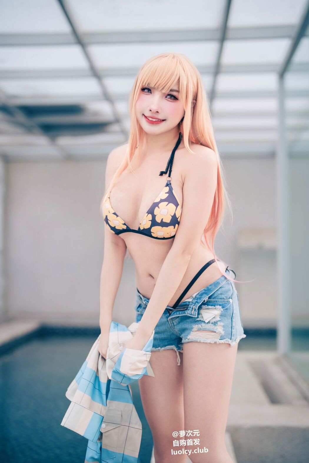 Coser@慕慕Momo &#8211; Marin 海夢 &#8211; Ver.泳裝 (62P &#8211; 3V)