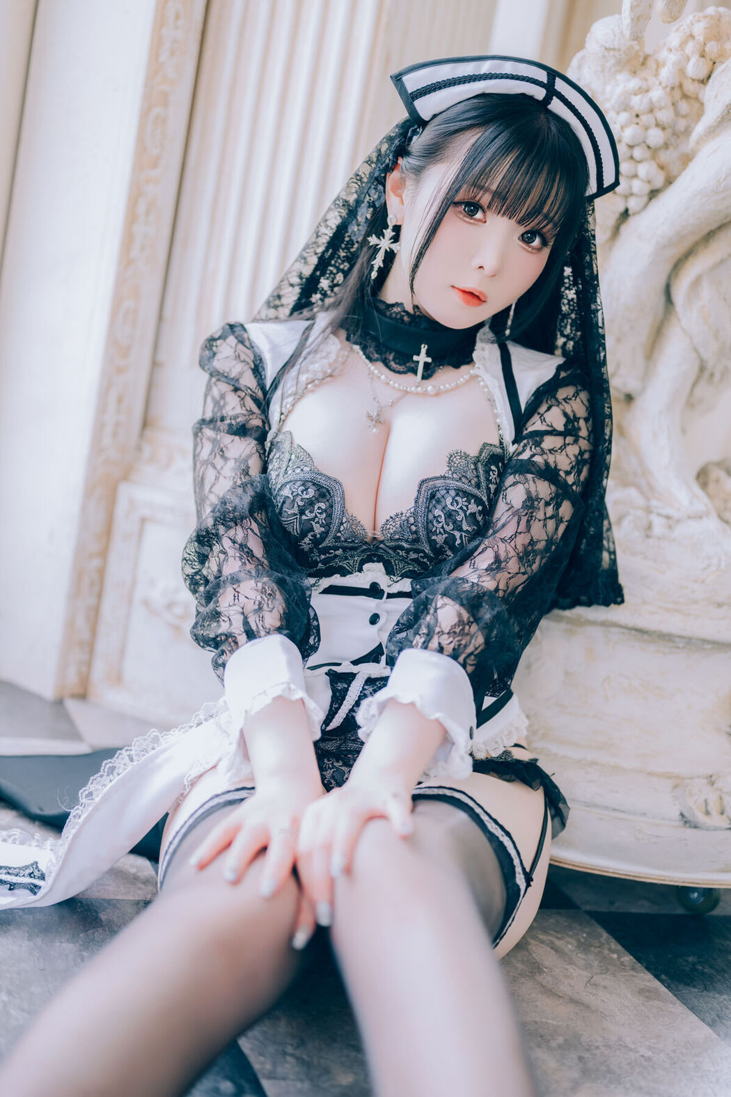 Coser@霜月shimo &#8211; Holy Church Confession Night (81P)