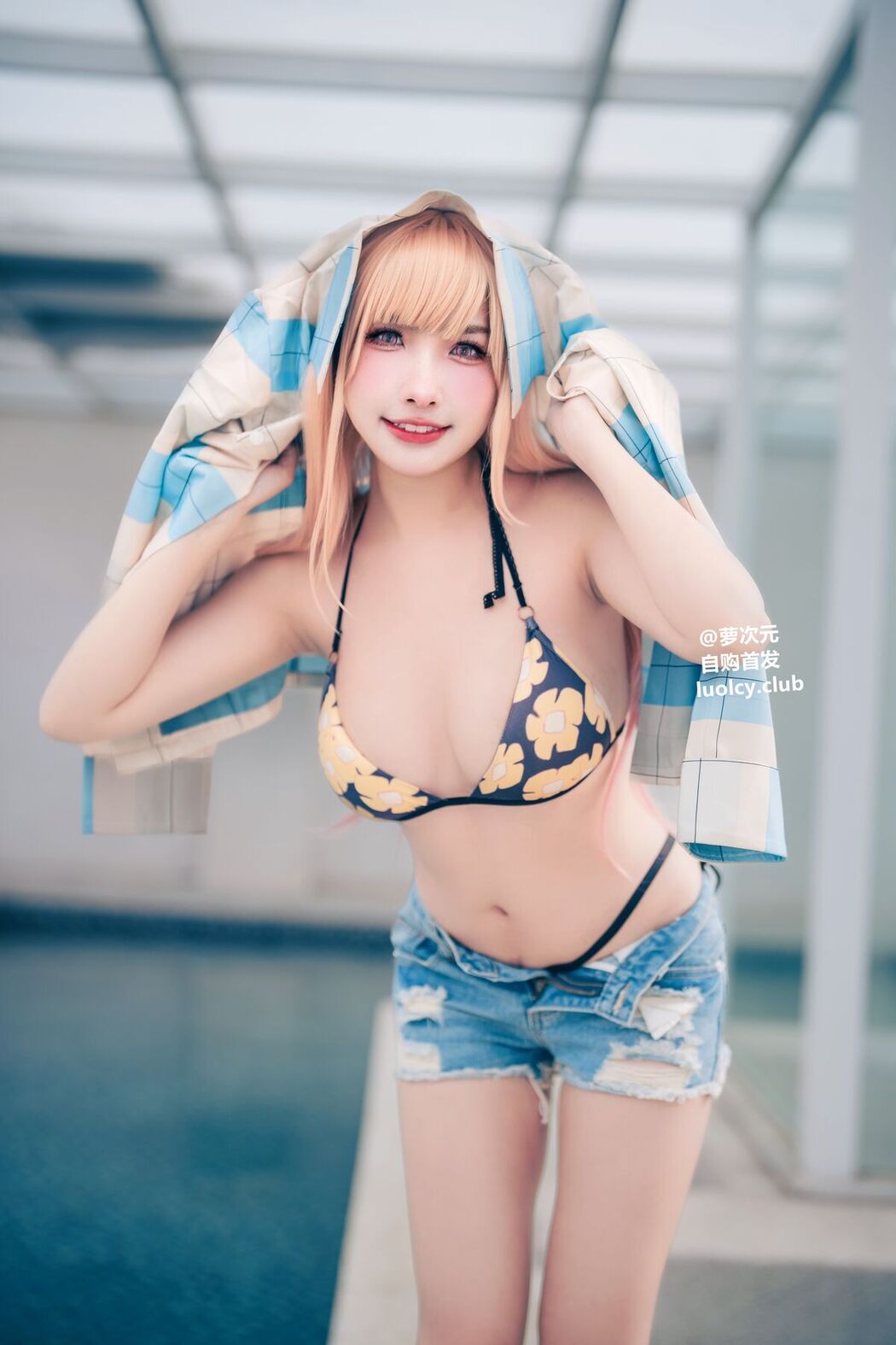 Coser@慕慕Momo &#8211; Marin 海夢 &#8211; Ver.泳裝 (62P &#8211; 3V)