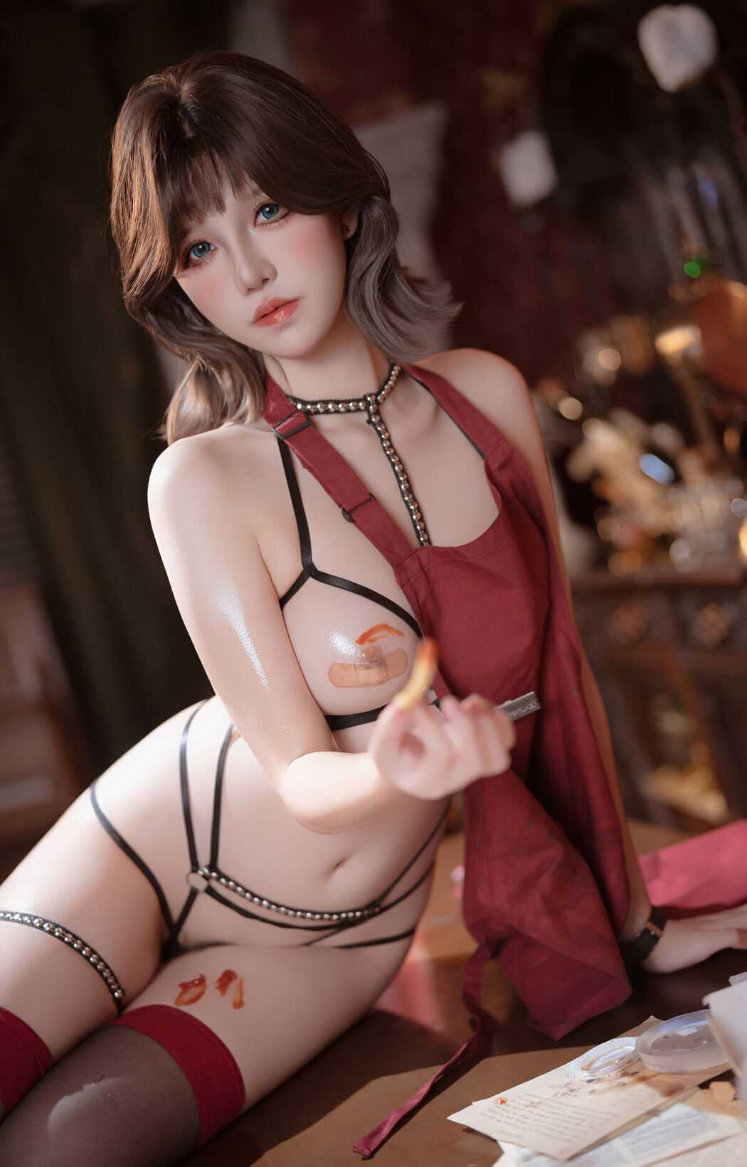 Coser@阿薰kaOri – 围裙下的秘密 Part01 (59P)