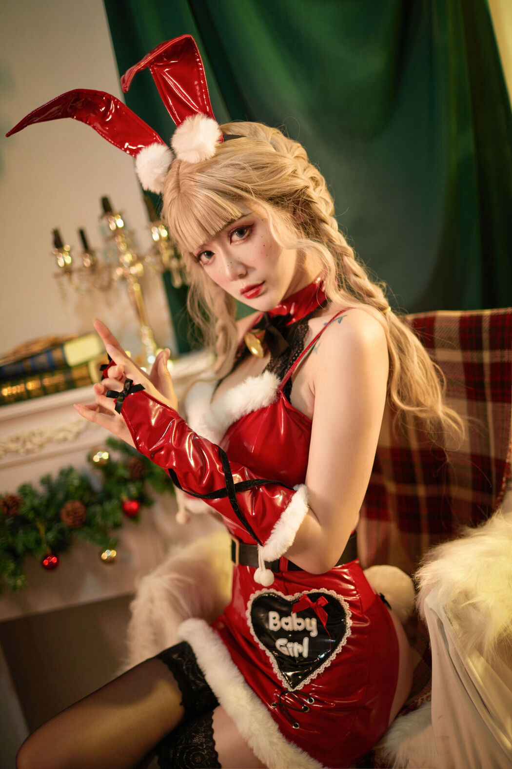 Coser@一米八的大梨子 – 2021圣诞 (31P)