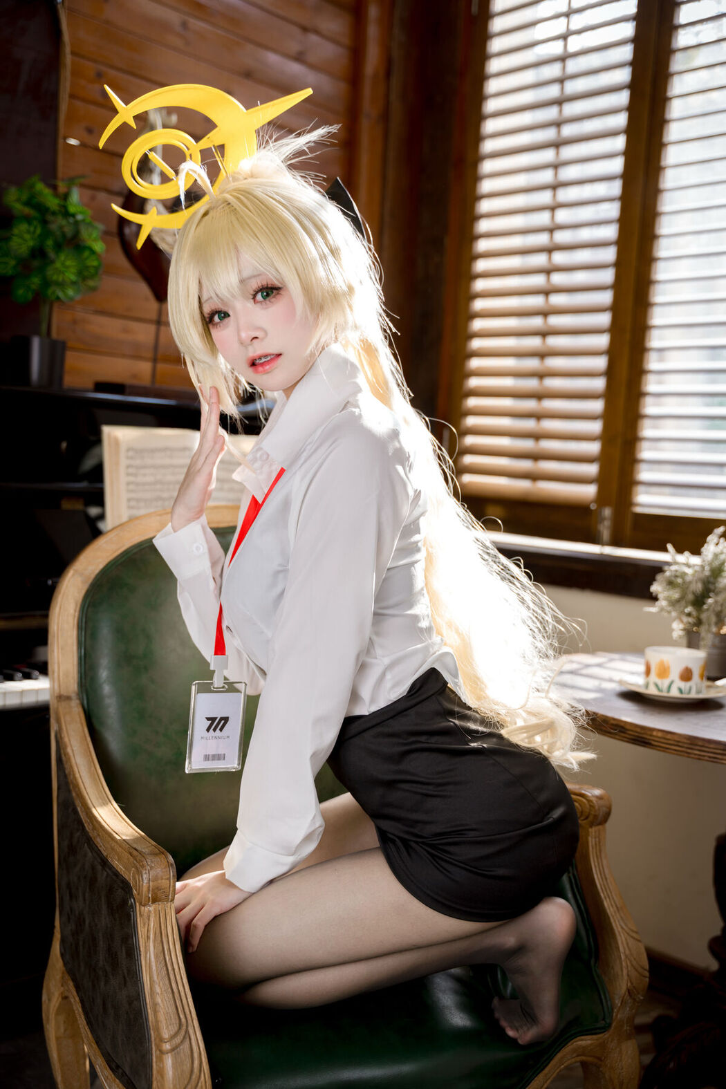 Coser@九柒喵 &#8211; 笑面教授ol制服 (53P)