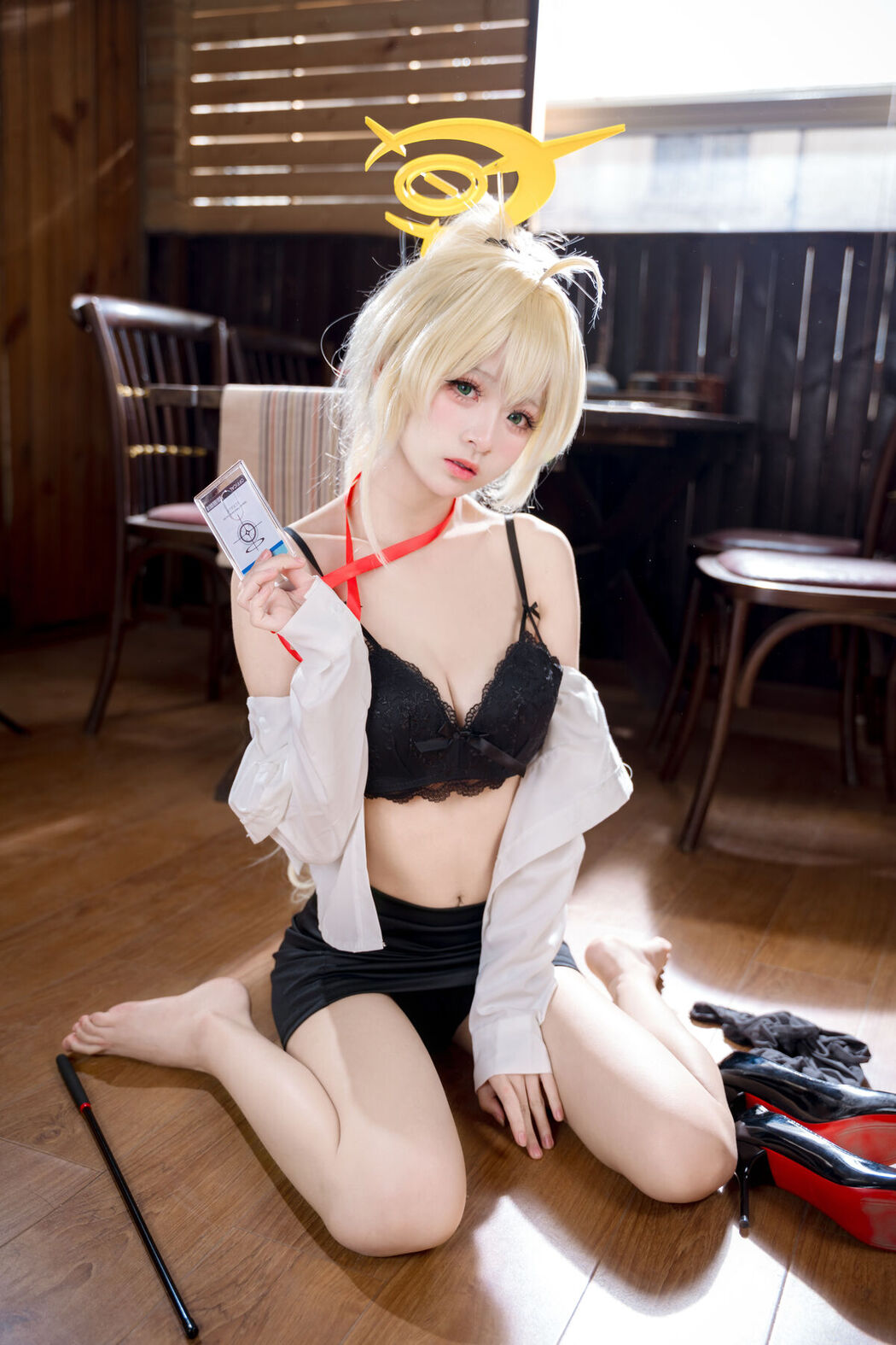 Coser@九柒喵 &#8211; 笑面教授ol制服 (53P)