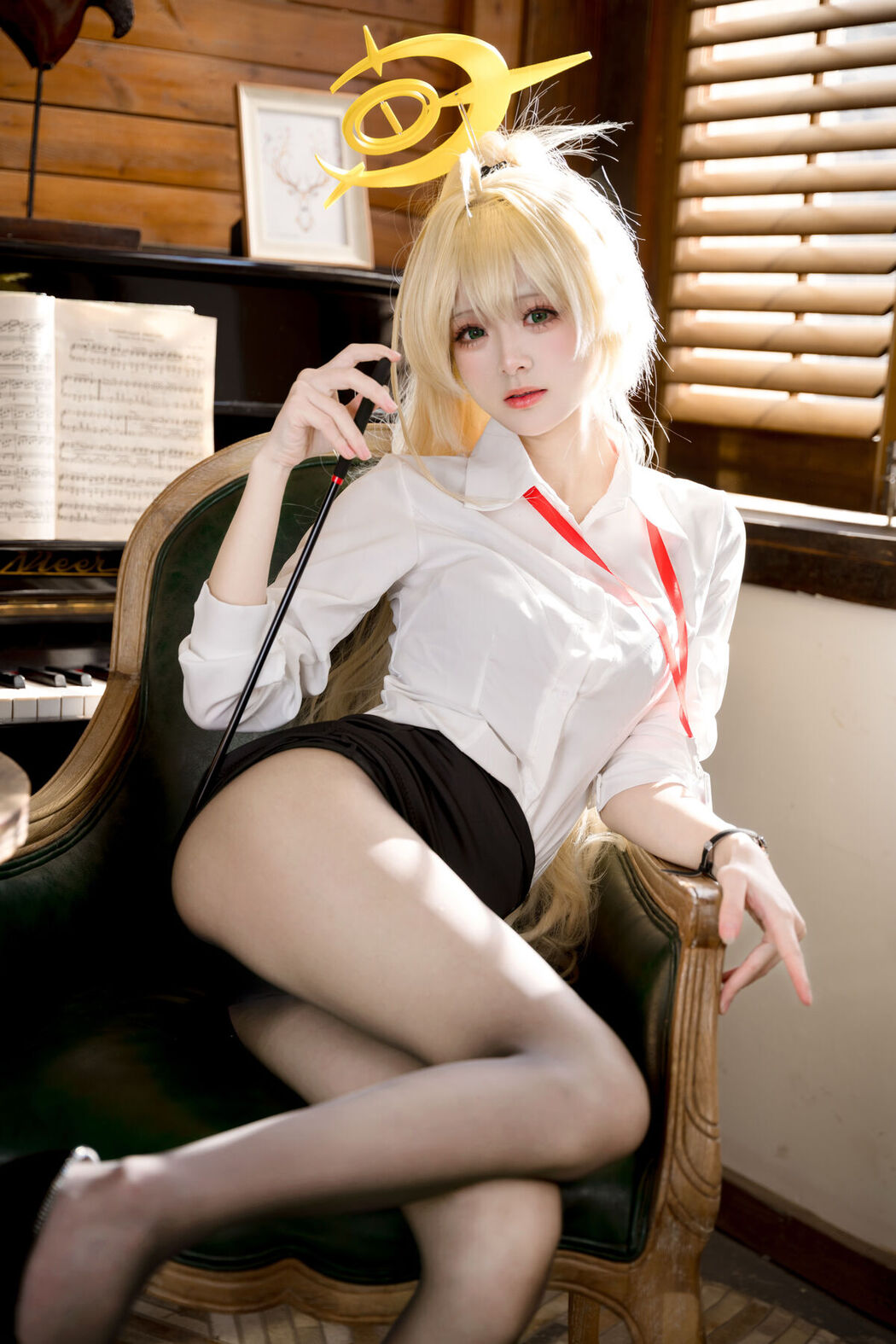 Coser@九柒喵 &#8211; 笑面教授ol制服 (53P)