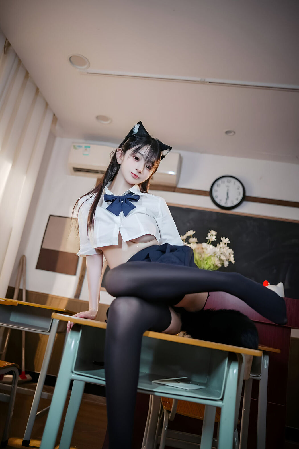 Coser@桜井宁宁 &#8211; Jk猫耳 Part03 (50P)
