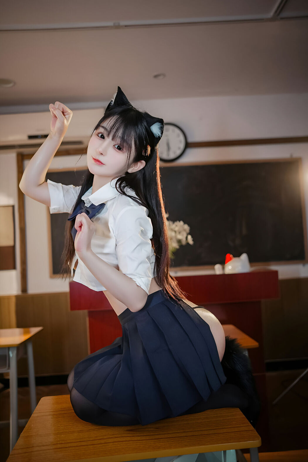Coser@桜井宁宁 &#8211; Jk猫耳 Part02 (50P)