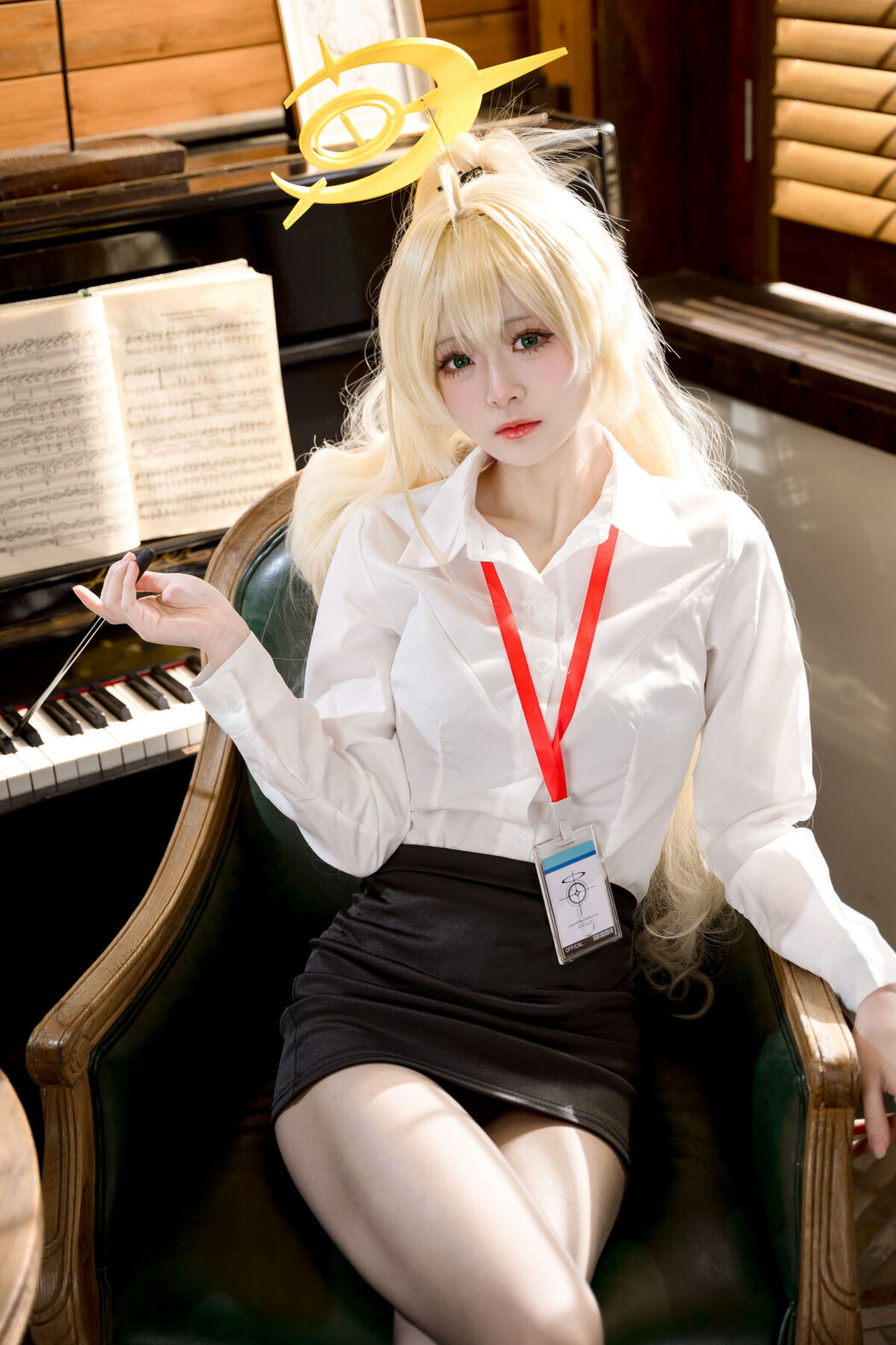 Coser@九柒喵 &#8211; 笑面教授ol制服 (53P)