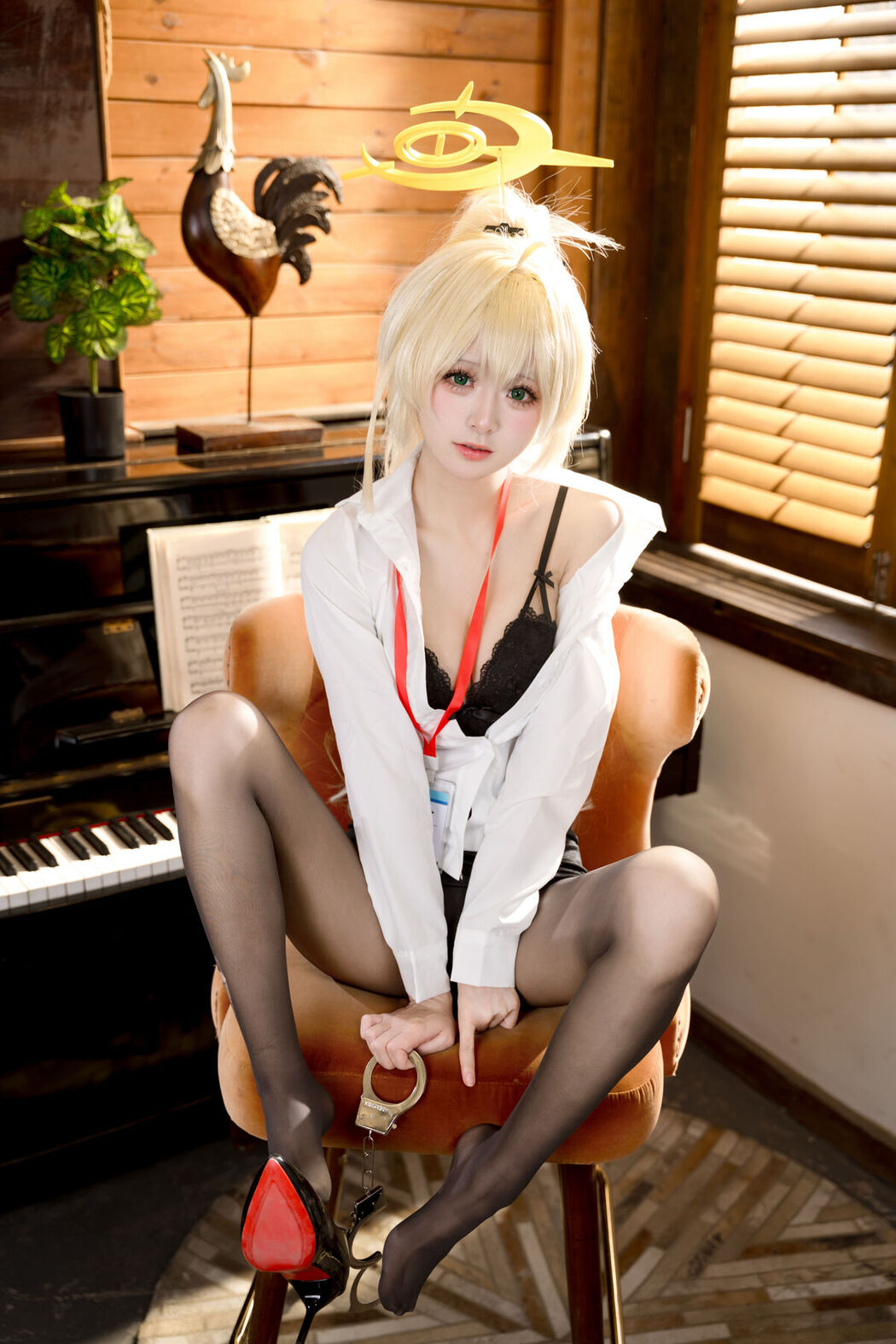 Coser@九柒喵 &#8211; 笑面教授ol制服 (53P)