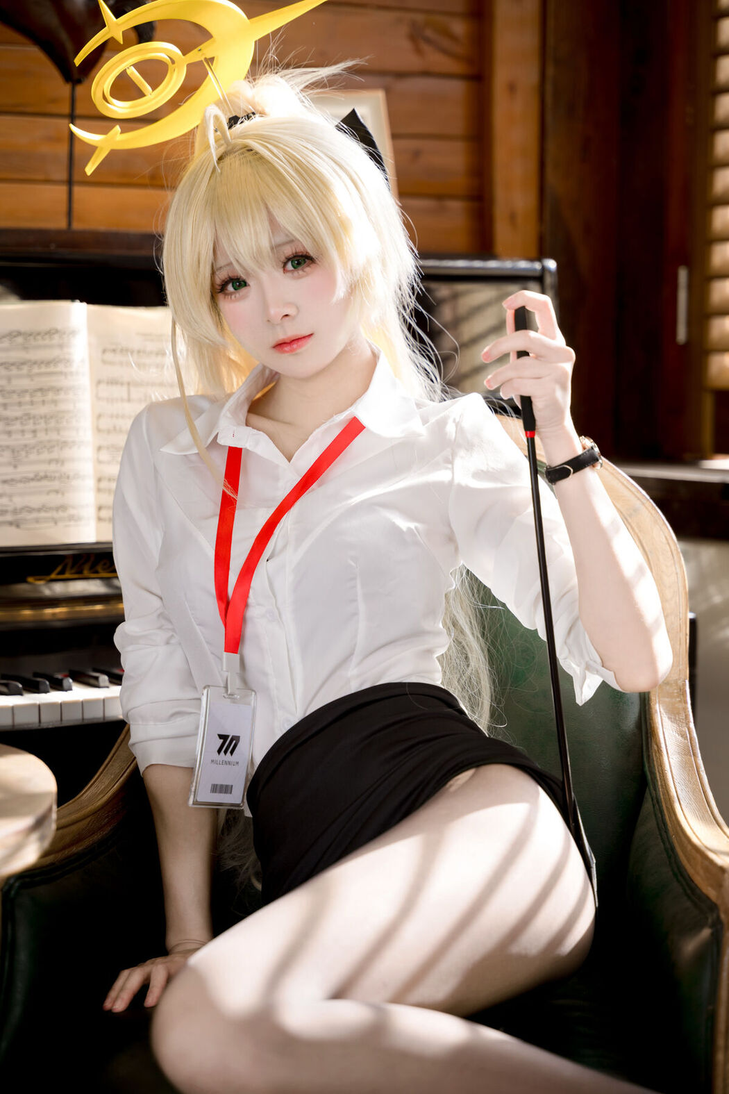 Coser@九柒喵 &#8211; 笑面教授ol制服 (53P)