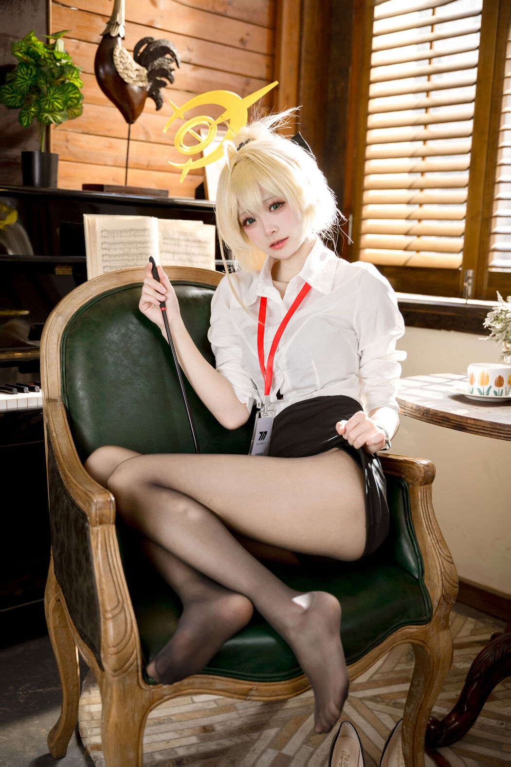 Coser@九柒喵 &#8211; 笑面教授ol制服 (53P)