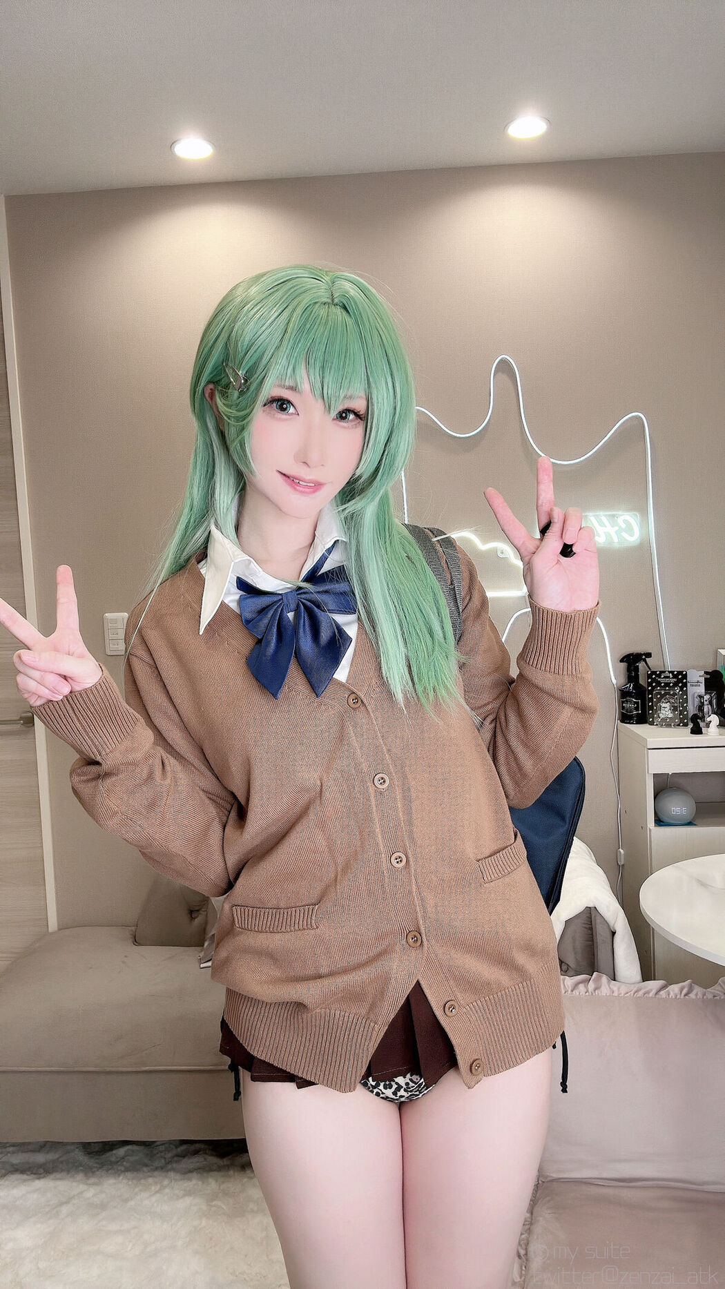 Coser@あつき Atsuki &#8211; Gal Suzuya Selfie ギャル鈴谷自撮り Part03 (61P)
