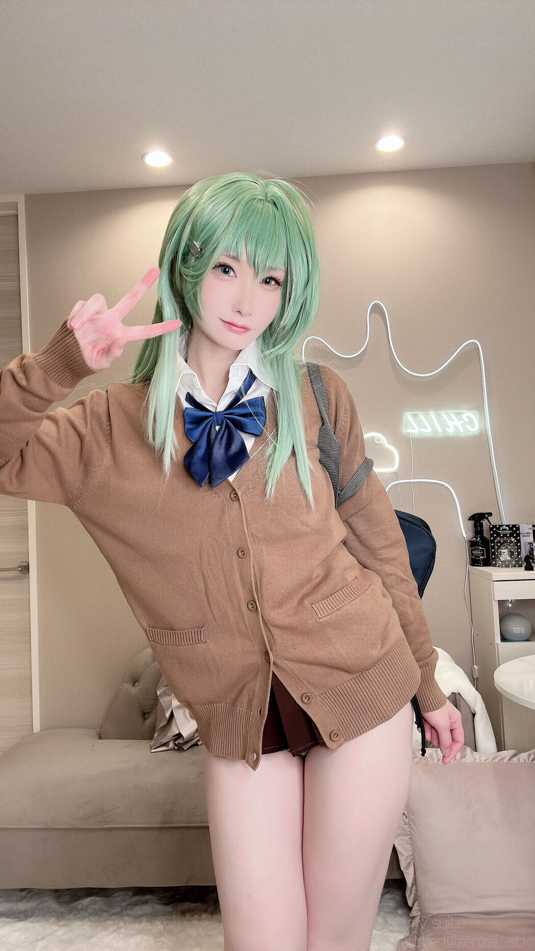 Coser@あつき Atsuki &#8211; Gal Suzuya Selfie ギャル鈴谷自撮り Part03 (61P)