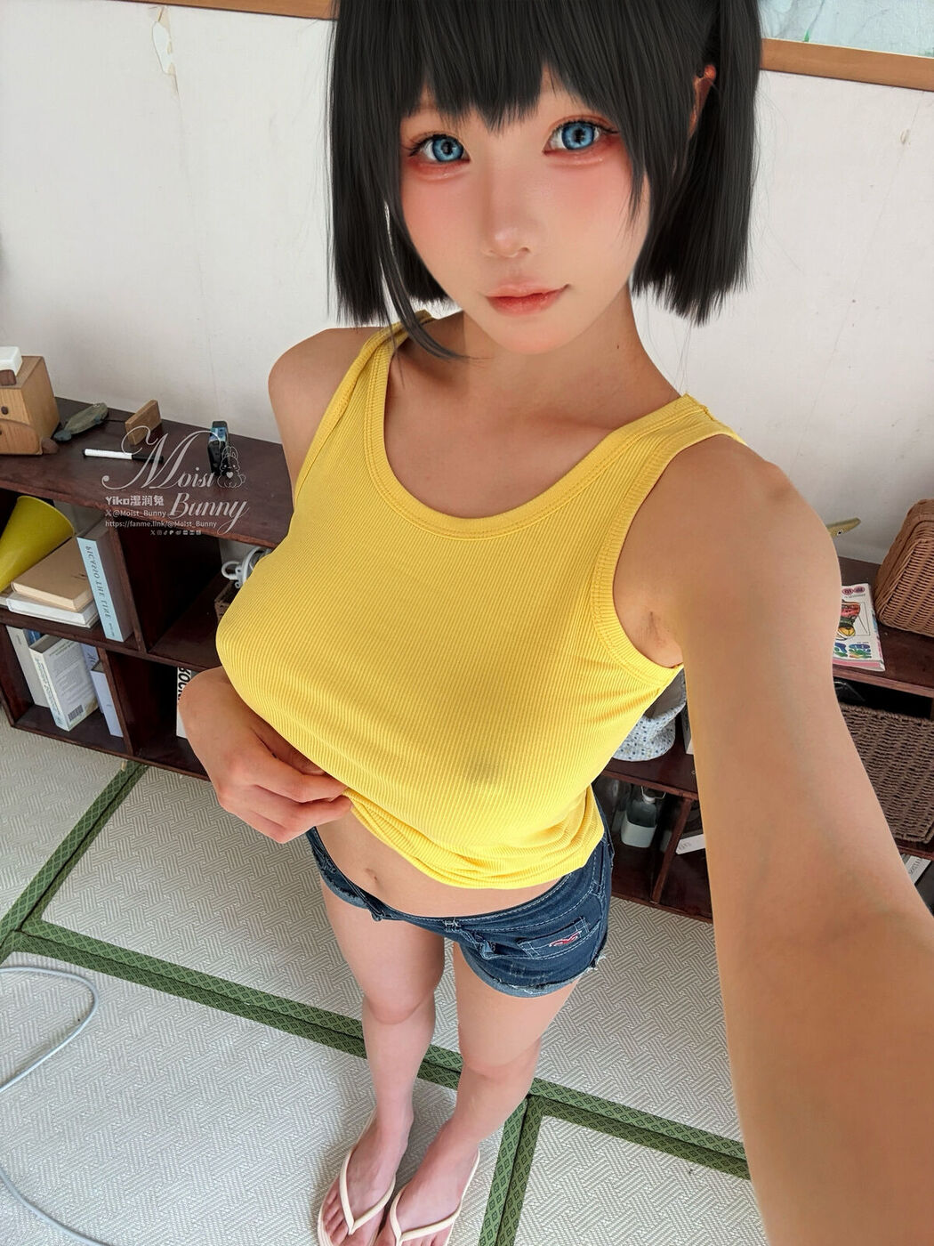 Coser@黏黏团子兔 &#8211; 8月作品 田舍生活 Part02 (49P)