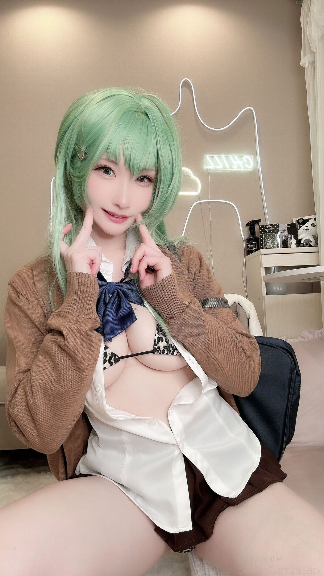 Coser@あつき Atsuki &#8211; Gal Suzuya Selfie ギャル鈴谷自撮り Part05 (60P)