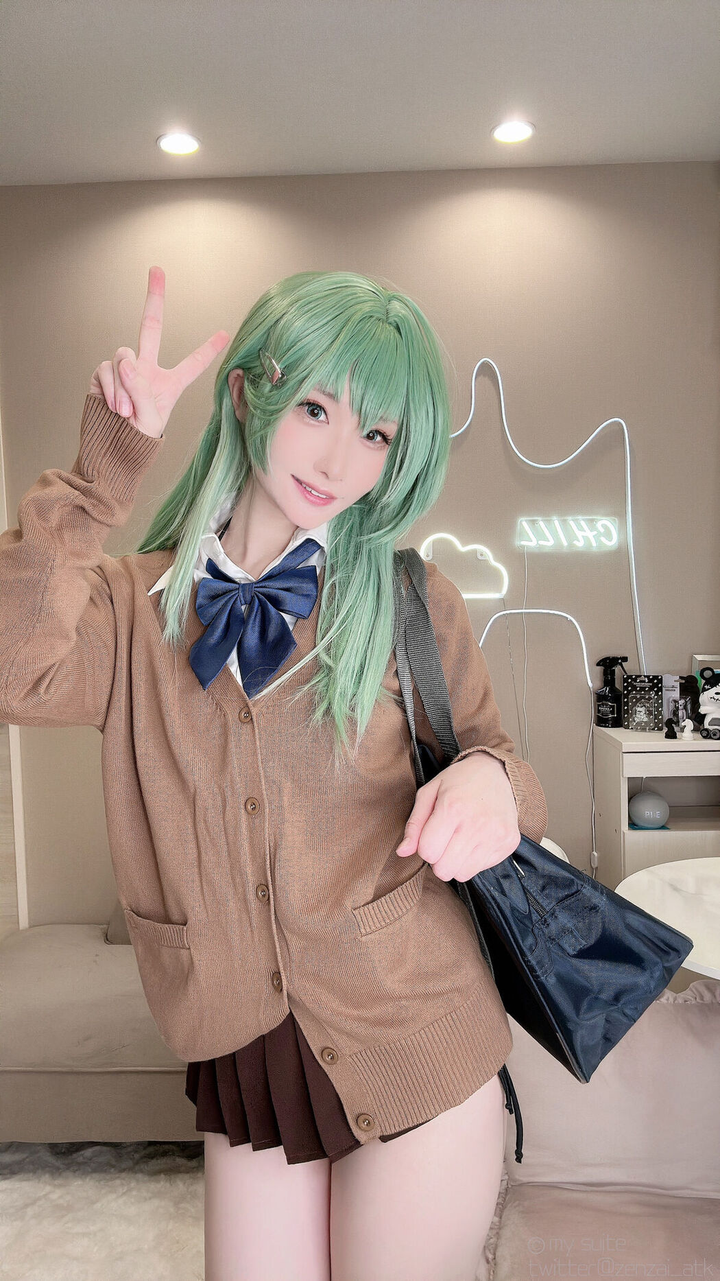 Coser@あつき Atsuki &#8211; Gal Suzuya Selfie ギャル鈴谷自撮り Part03 (61P)