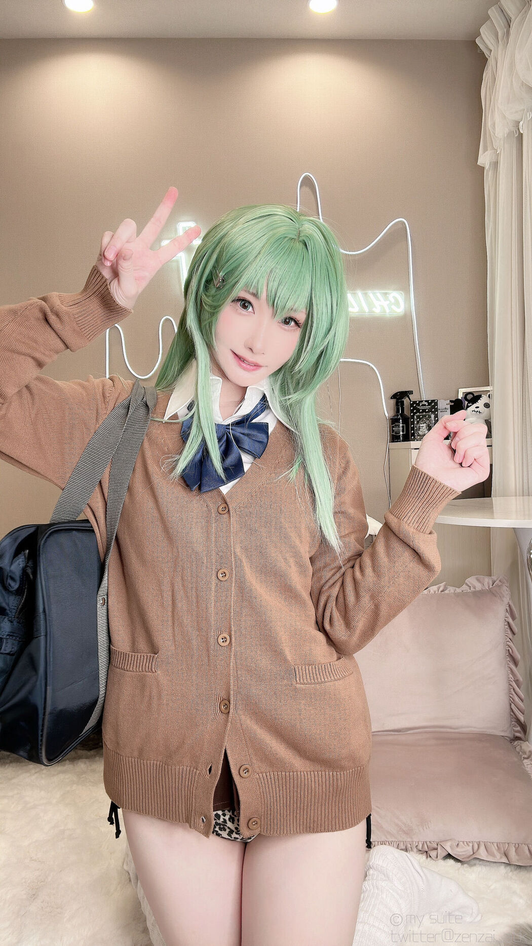 Coser@あつき Atsuki &#8211; Gal Suzuya Selfie ギャル鈴谷自撮り Part03 (61P)