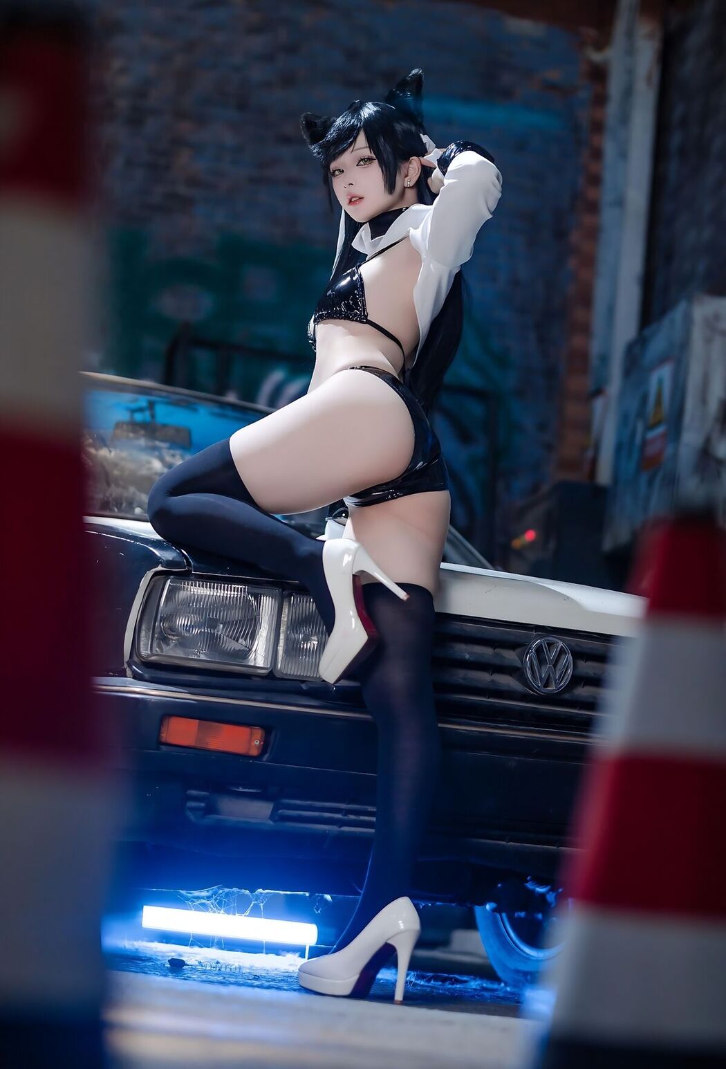 Coser@屿鱼 &#8211; 碧蓝航线 爱宕赛车服 Part01 (58P)