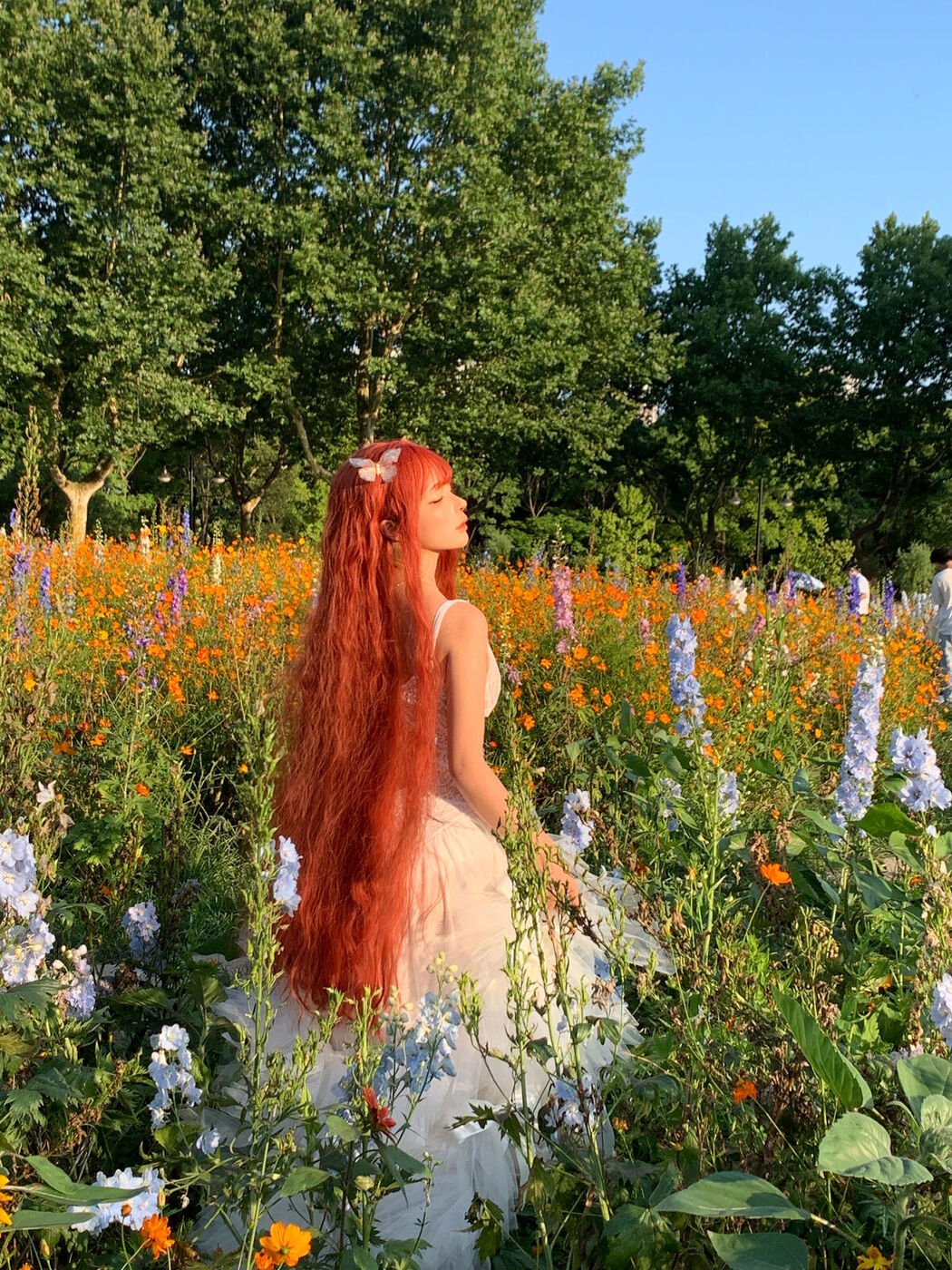 Coser@蠢沫沫 Chunmomo &#8211; 花丛婚纱 (67P)