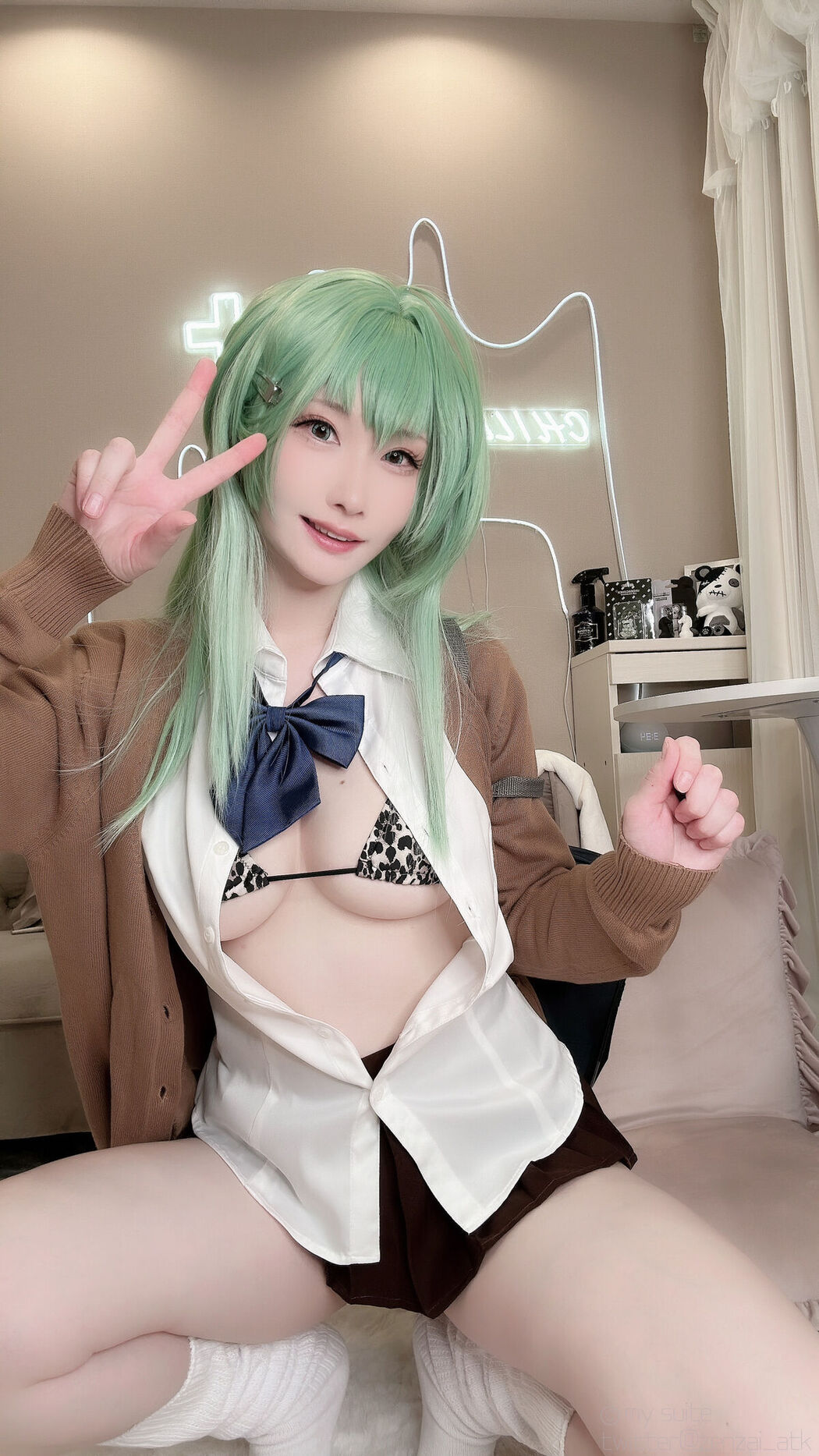 Coser@あつき Atsuki &#8211; Gal Suzuya Selfie ギャル鈴谷自撮り Part05 (60P)
